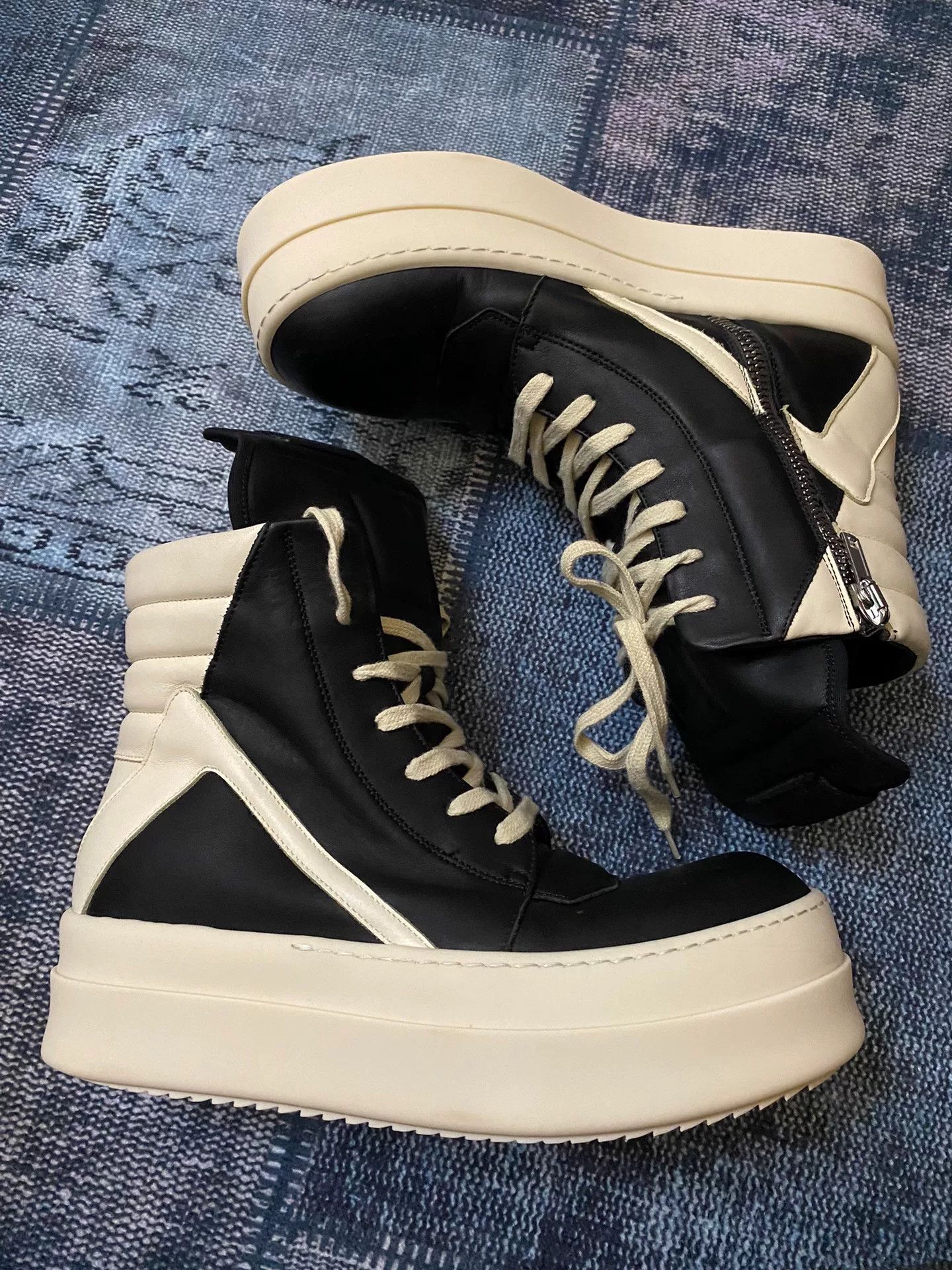 Rick Owens Rick Owens Pink Hitop Sneakers 41 Men Size US 8.5 / EU 41-42 - 1 Thumbnail