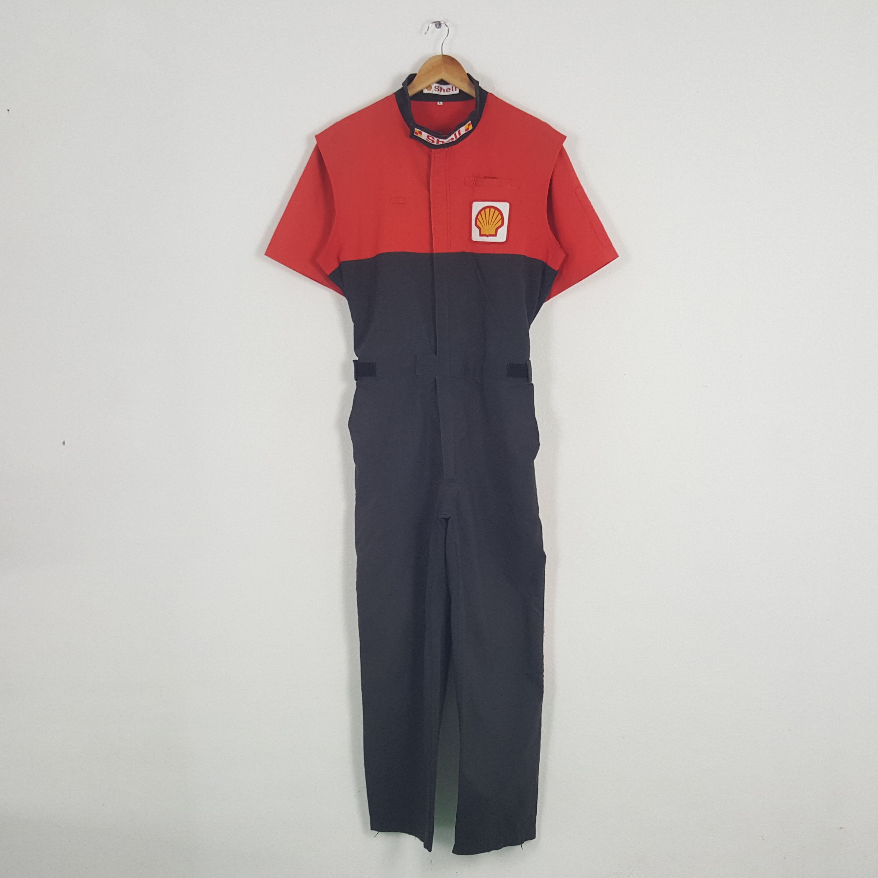 Ferrari × Vintage Vintage Shell Racing Formula One Team Coverall Jacket Size US M / EU 48-50 / 2 - 4 Thumbnail