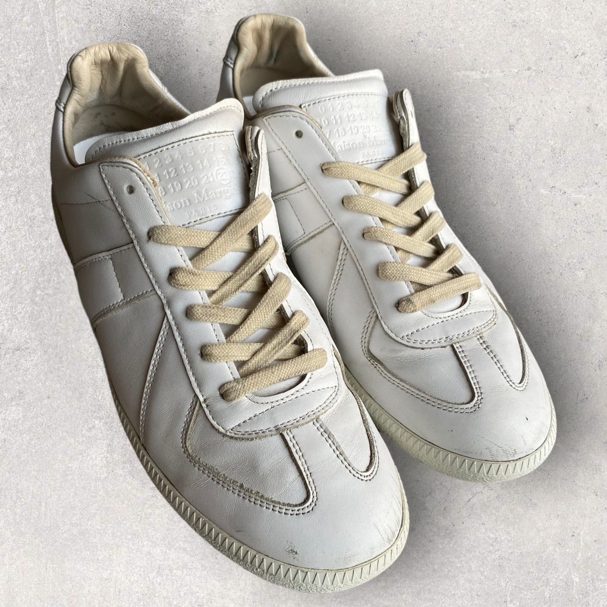image of Maison Margiela Margiela White Replica Shoes, Men's (Size 8)