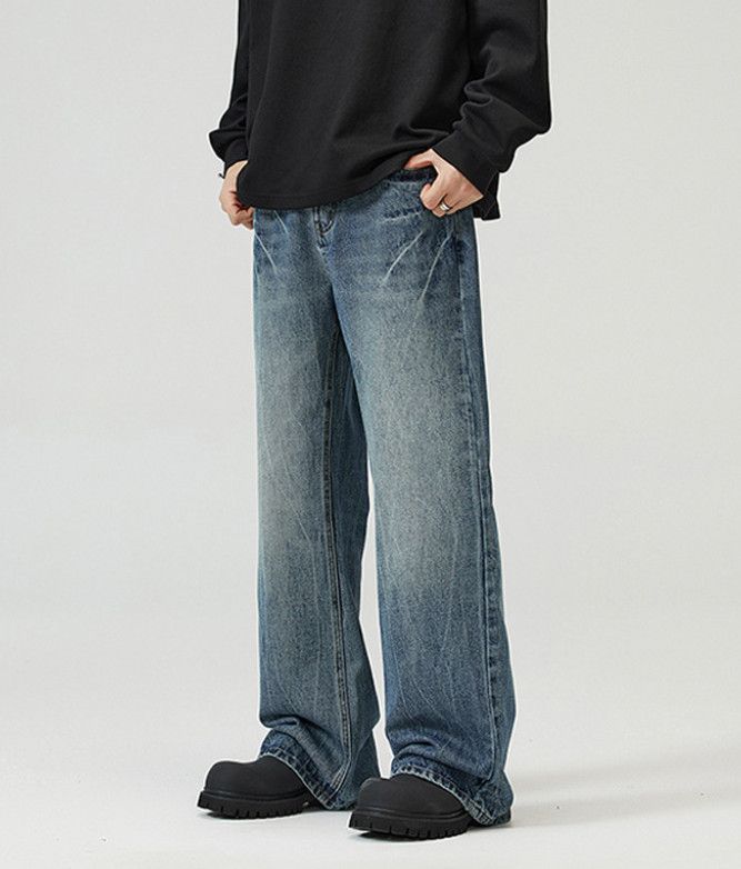 Japanese Brand American Vibe Lightning Cleanfit Wide-Leg Flare Jeans Size US 32 / EU 48 - 2 Thumbnail
