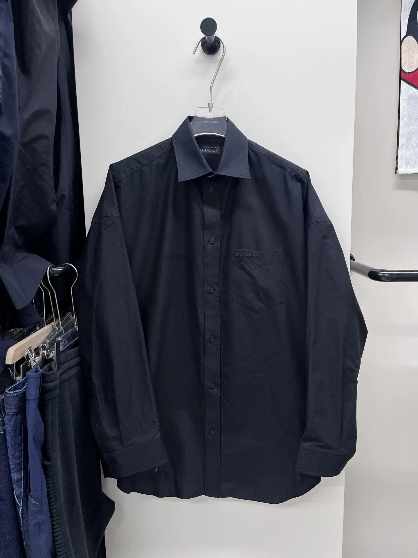 Balenciaga Balenciaga Black Collared Polo Shirt Size US XS / EU 42 / 0 - 1 Thumbnail
