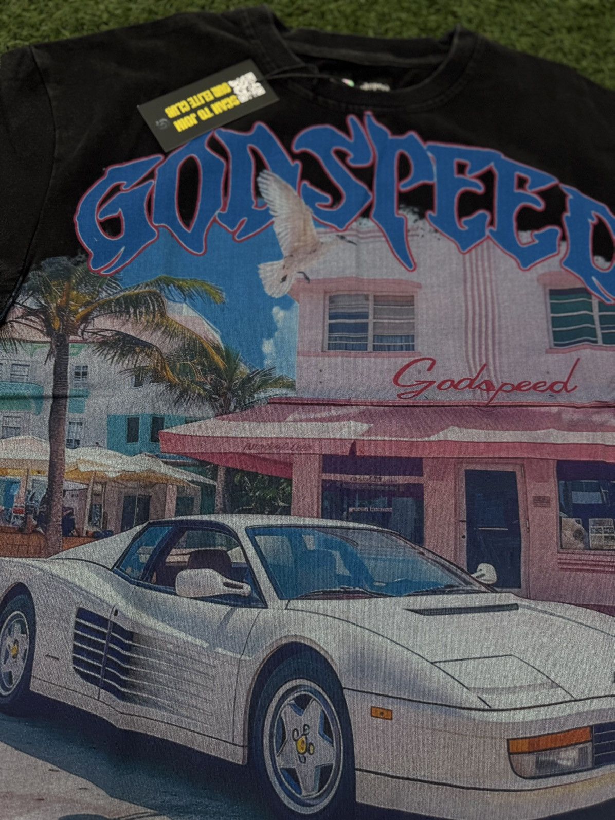 Godspeed Godspeed Black Miami Car Tee Shirt Size M (NEW) Size US M / EU 48-50 / 2 - 7 Thumbnail
