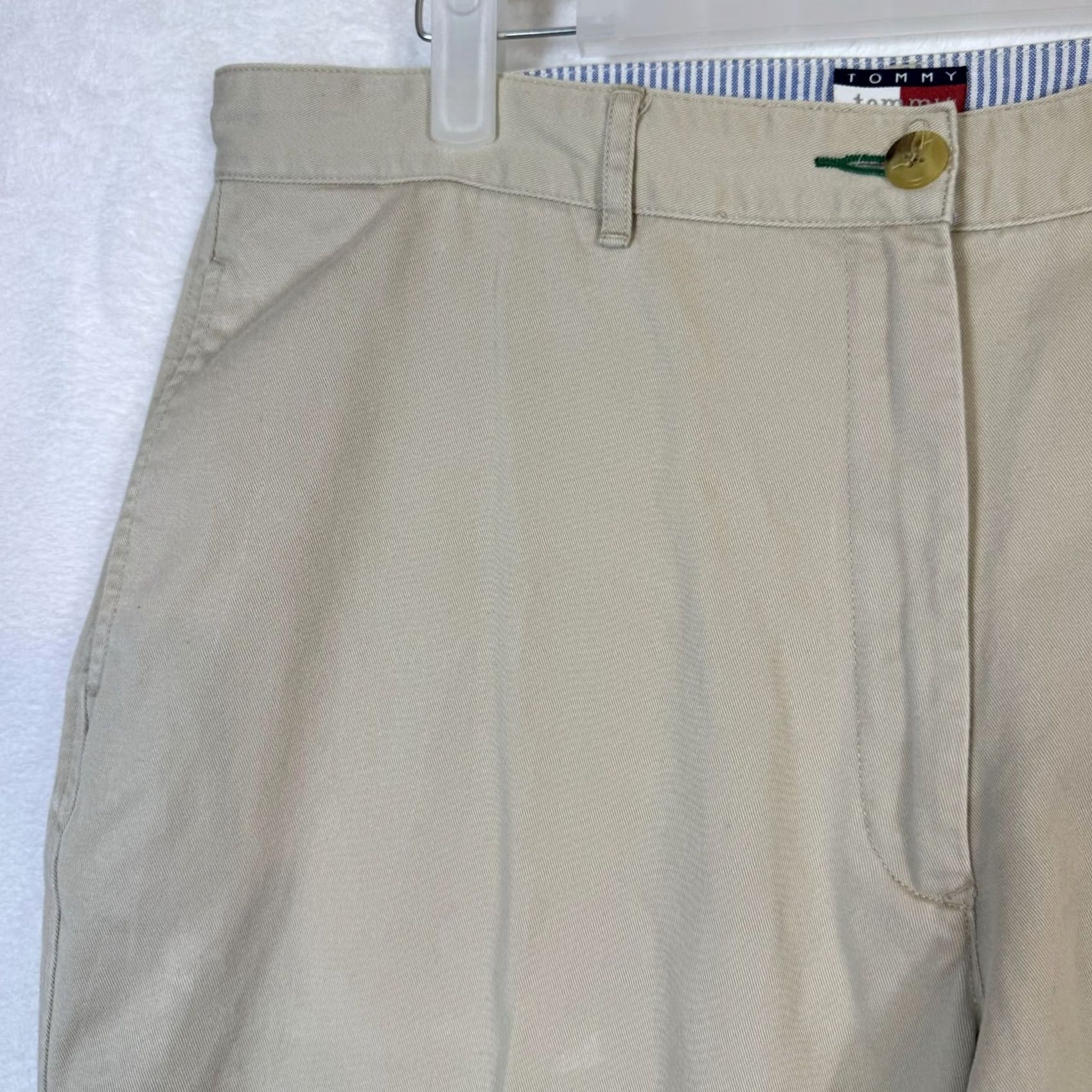 Tommy Hilfiger Tommy Hilfiger Chino Pants Women’s 16/32 Mallet 100% Cotton High-Rise Straight Size 38" / US 16 / IT 52 - 4 Thumbnail