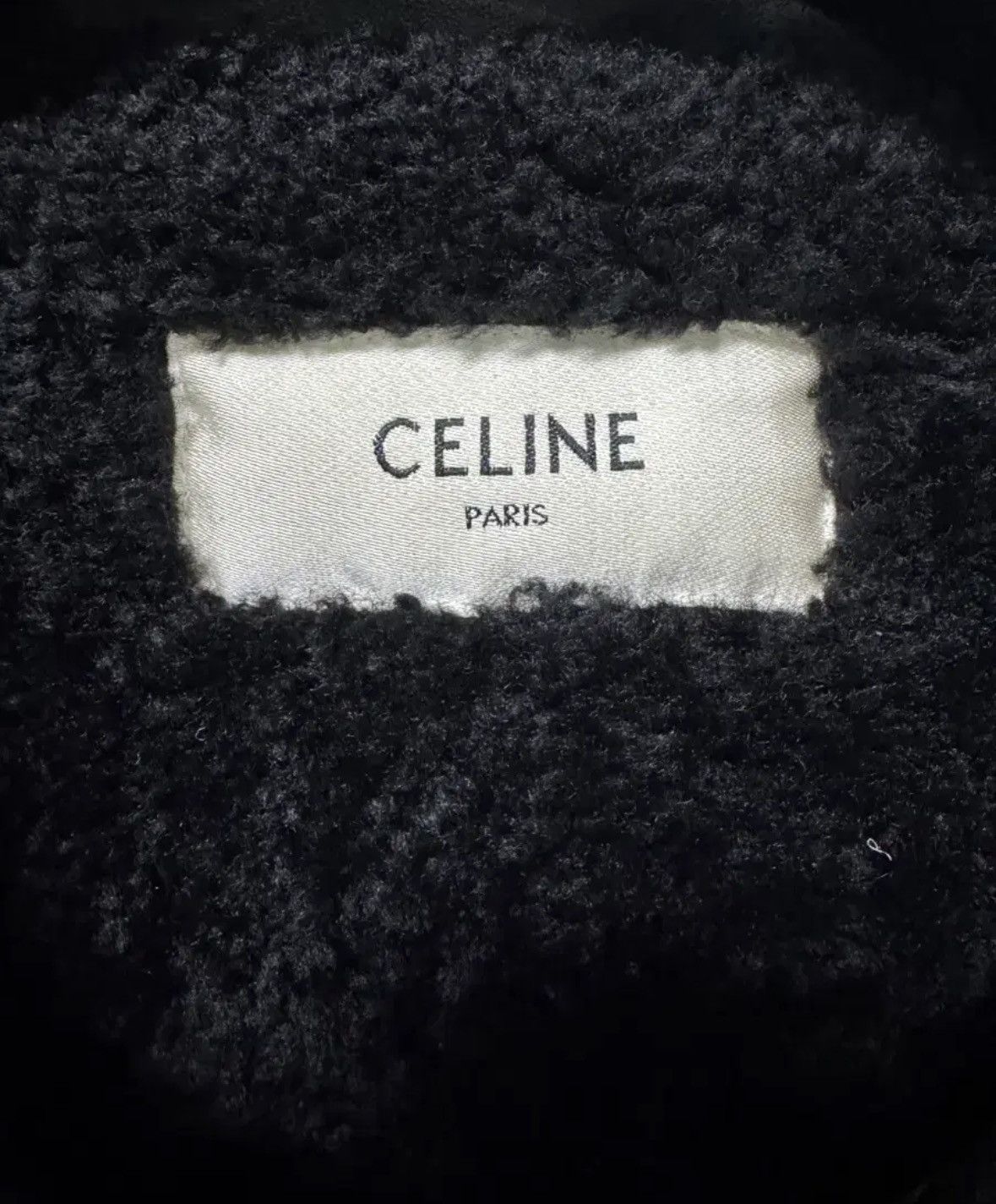 Celine Celine 20FW distressed aviator leather shearling jacket sz50 Size US M / EU 48-50 / 2 - 8 Thumbnail