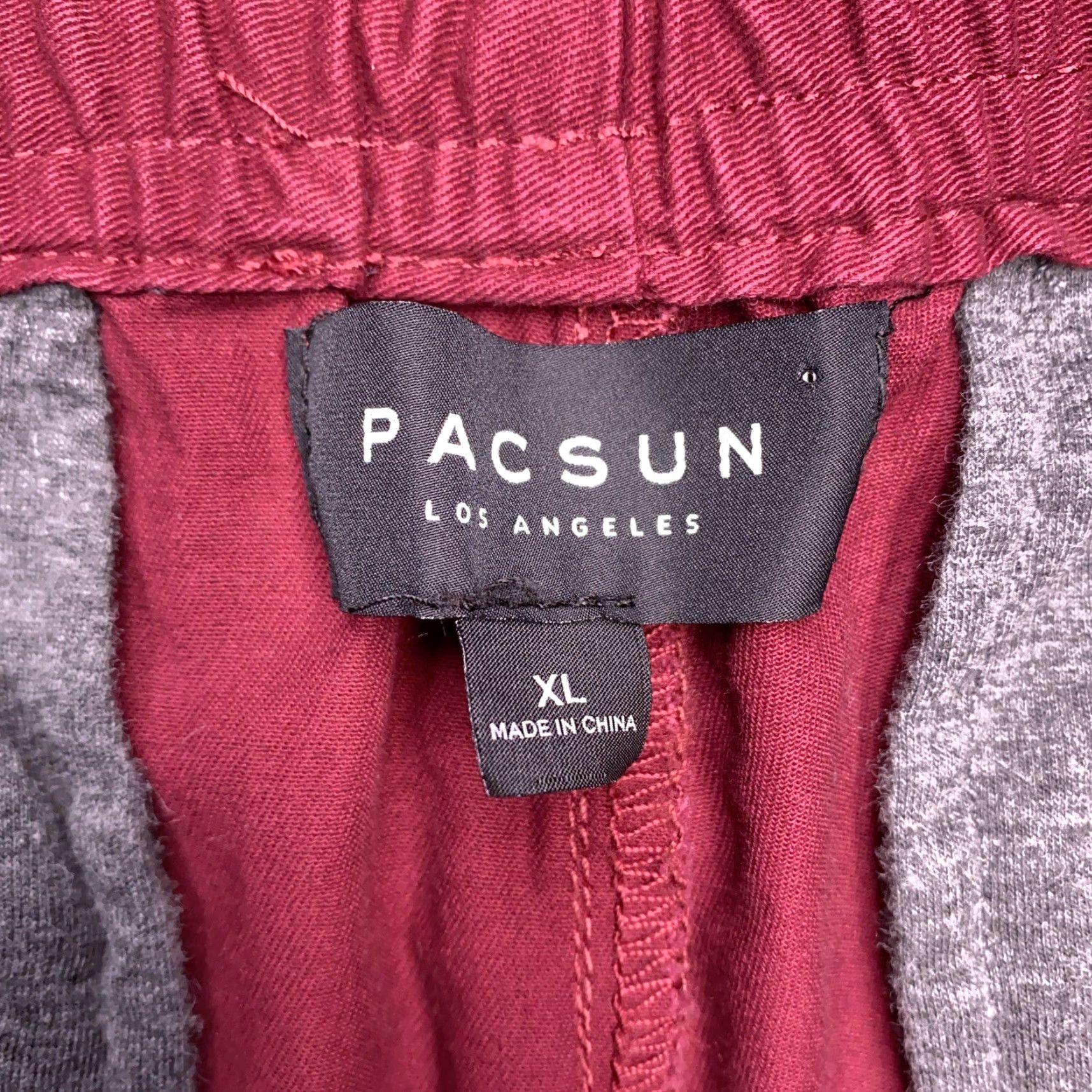 Pacsun Pacsun Twill Volley Shorts Mens XL Red Drawstring Size US 36 / EU 52 - 4 Thumbnail