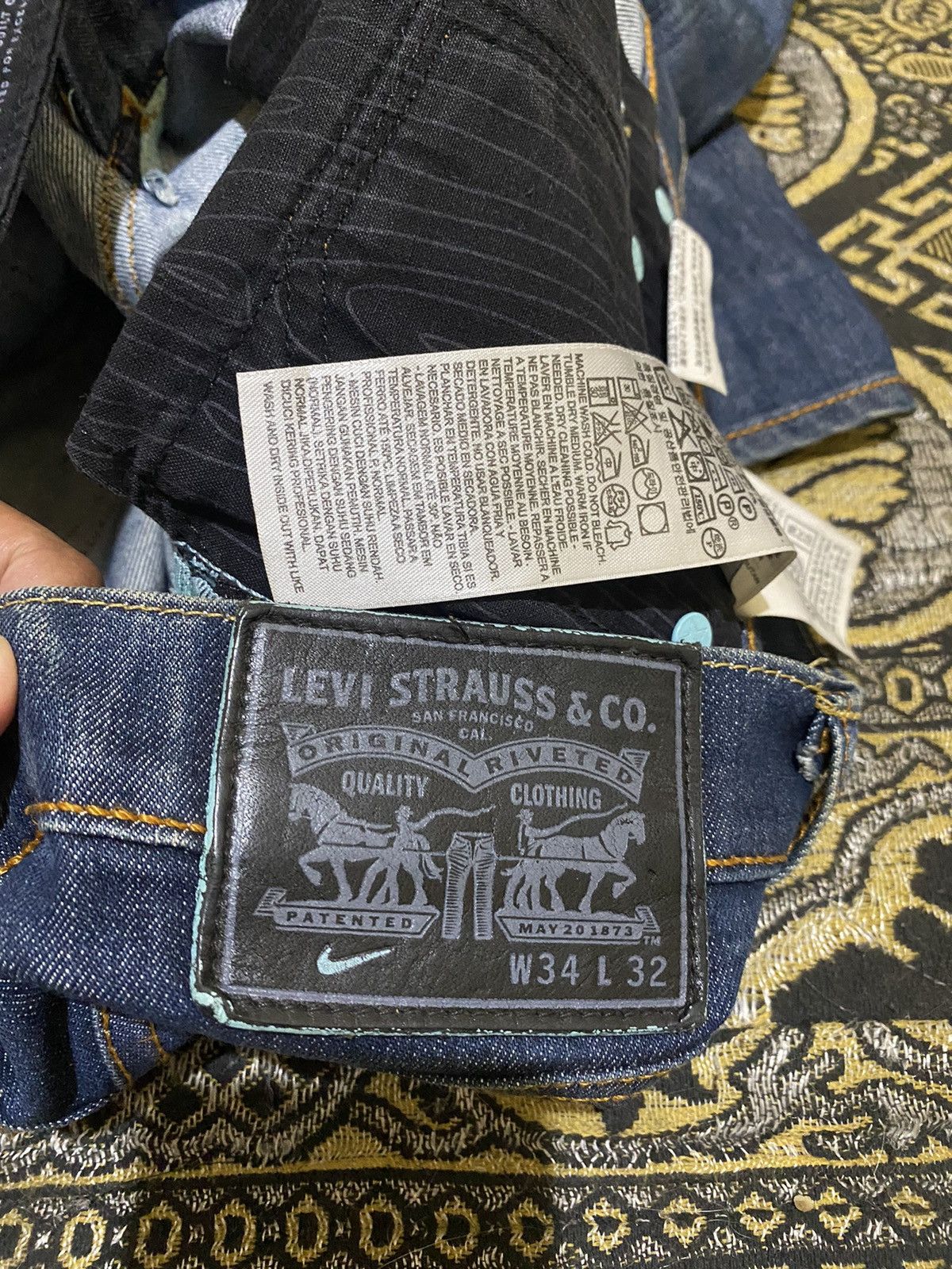 Levi's LEVIS x NIKE SB DENIM PANTS Size US 34 / EU 50 - 13 Thumbnail