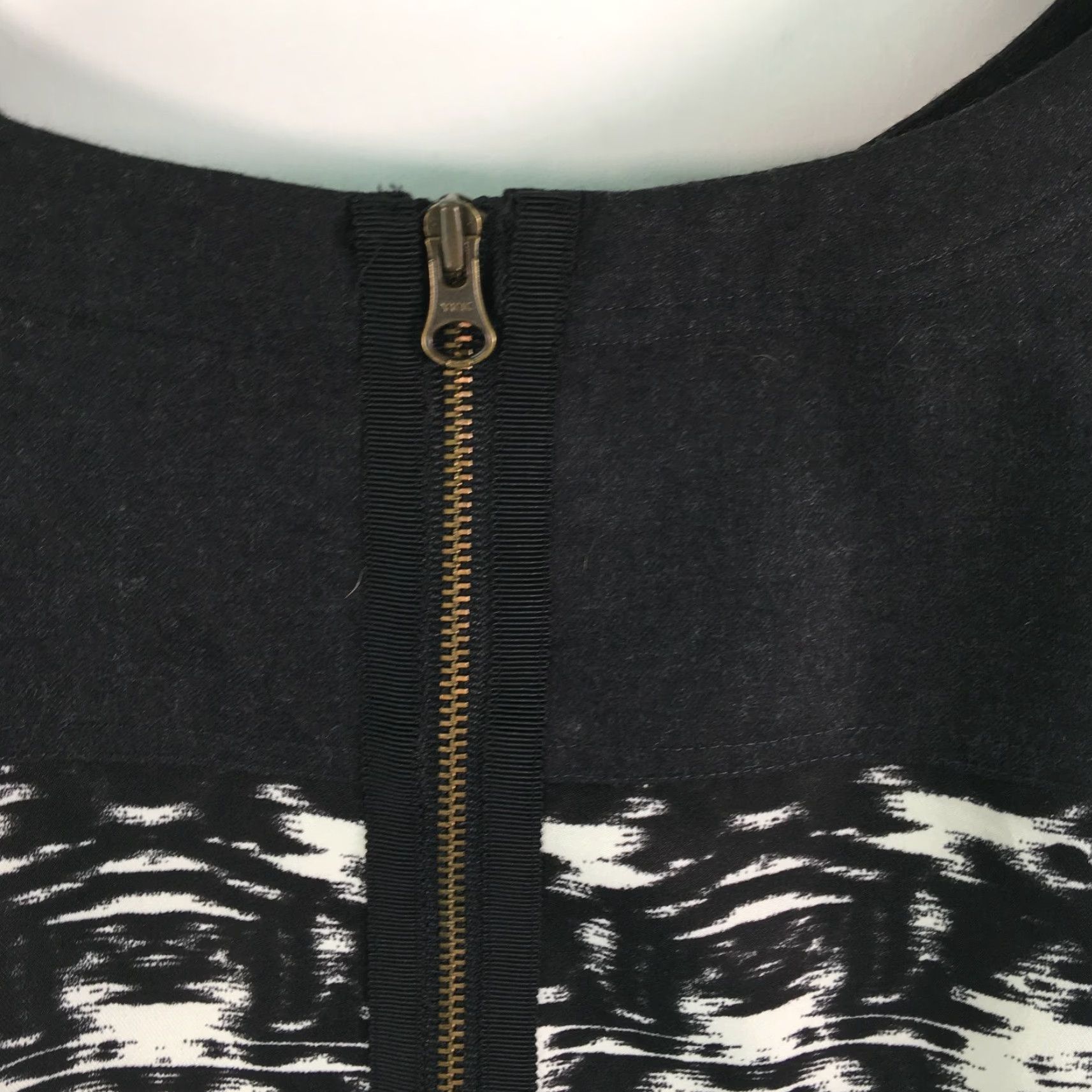 J.Crew VTG J.Crew Blouse Shirt Ikat Print Black 3/4 Sleeve Size 6 Womens Clothing Size M / US 6-8 / IT 42-44 - 3 Thumbnail