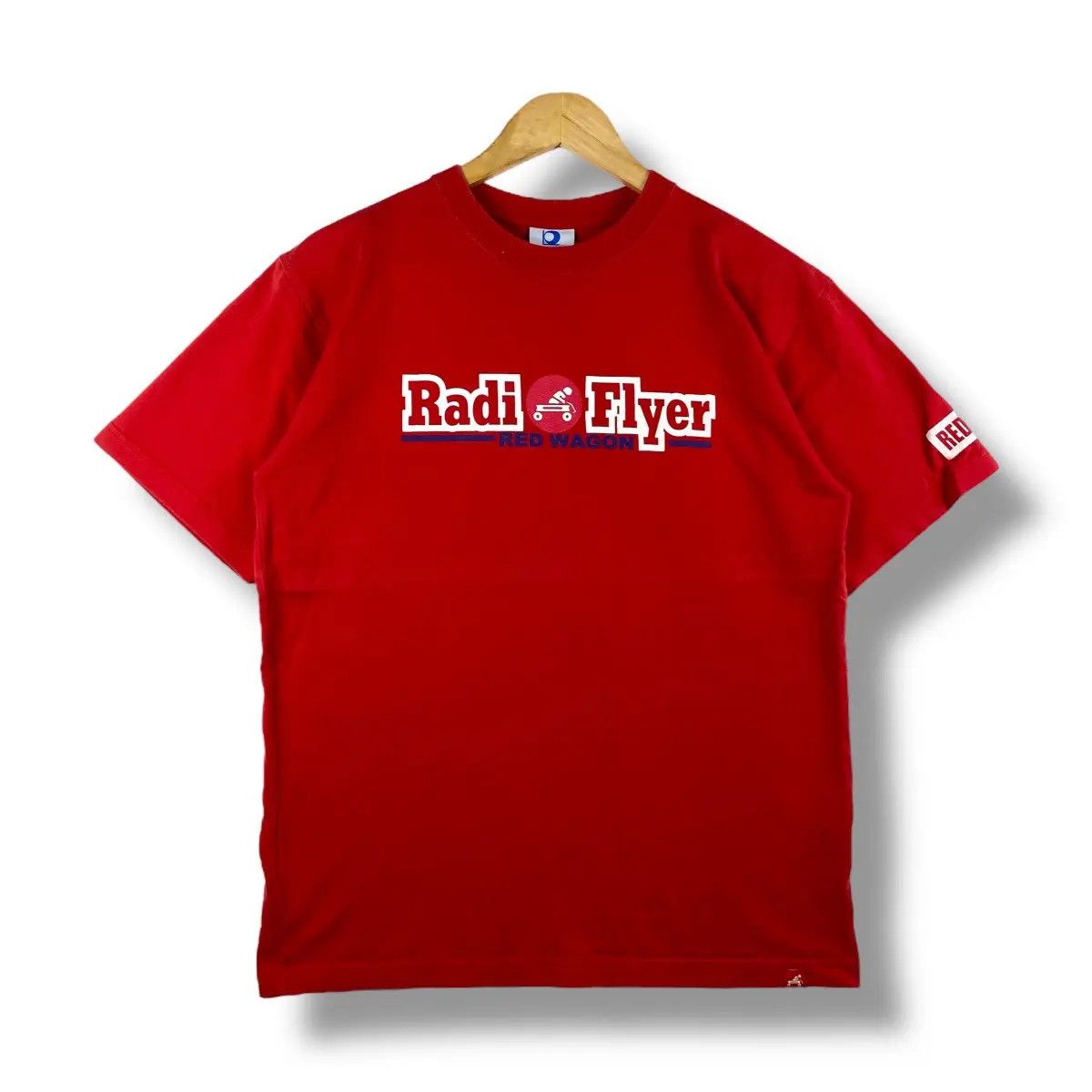 Vintage Radio Flyer RED WAGON Super Shop Graphic Tee Shirt Large Size US L / EU 52-54 / 3 - 1 Thumbnail