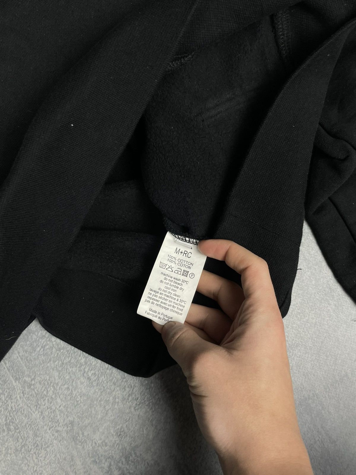 M+Rc Noir Boxy hoodie M+Rc Marc Noir portugal bog logo black hoodie Size US S / EU 44-46 / 1 - 4 Thumbnail