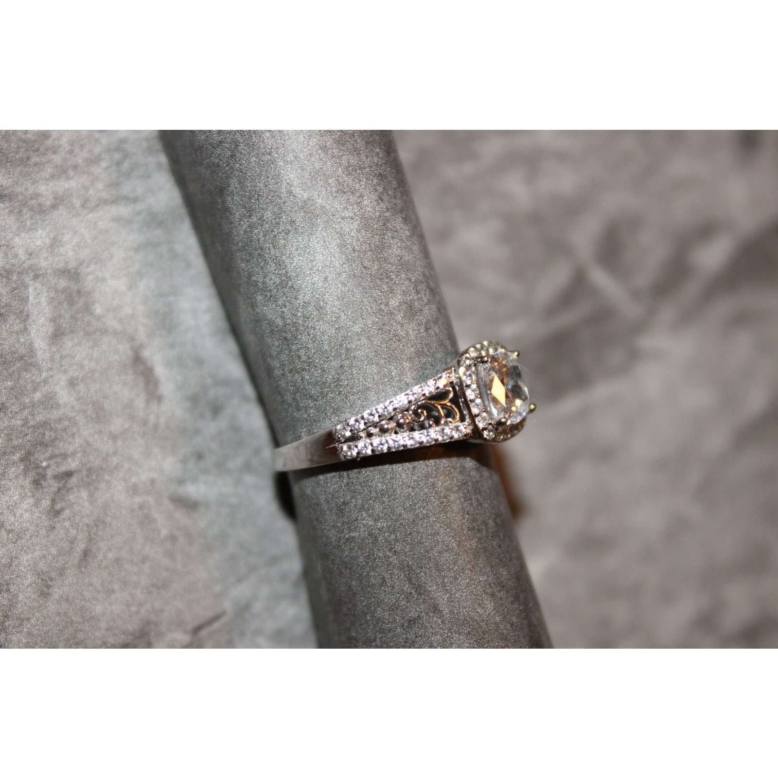 Other Diamonique .925 Sterling 1.25 CTTW CZ Royalty Ring US SZ 7 Size ONE SIZE - 7 Thumbnail