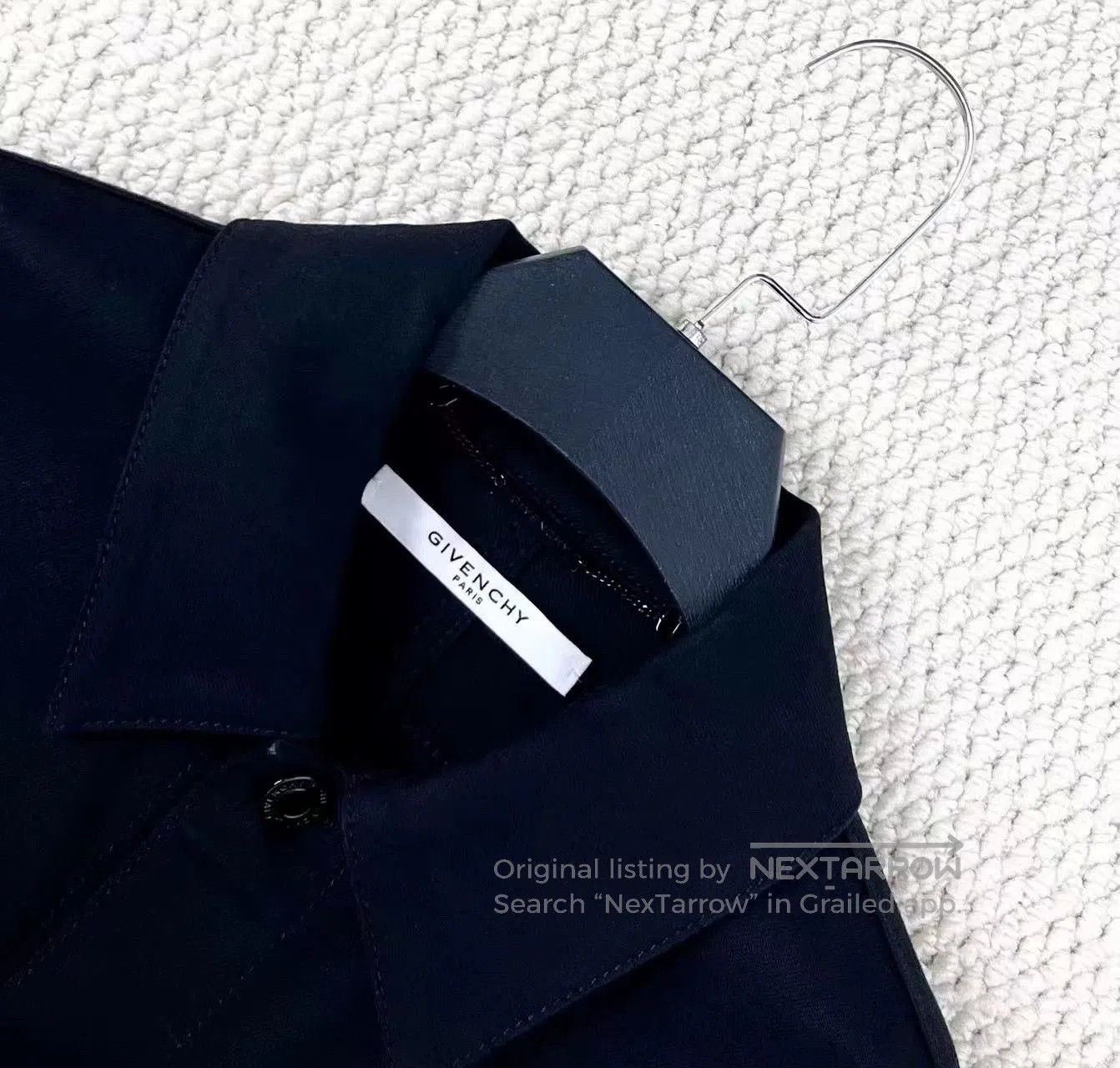 Givenchy givenchy black leather sleeve denim jacket. Size US M / EU 48-50 / 2 - 3 Thumbnail