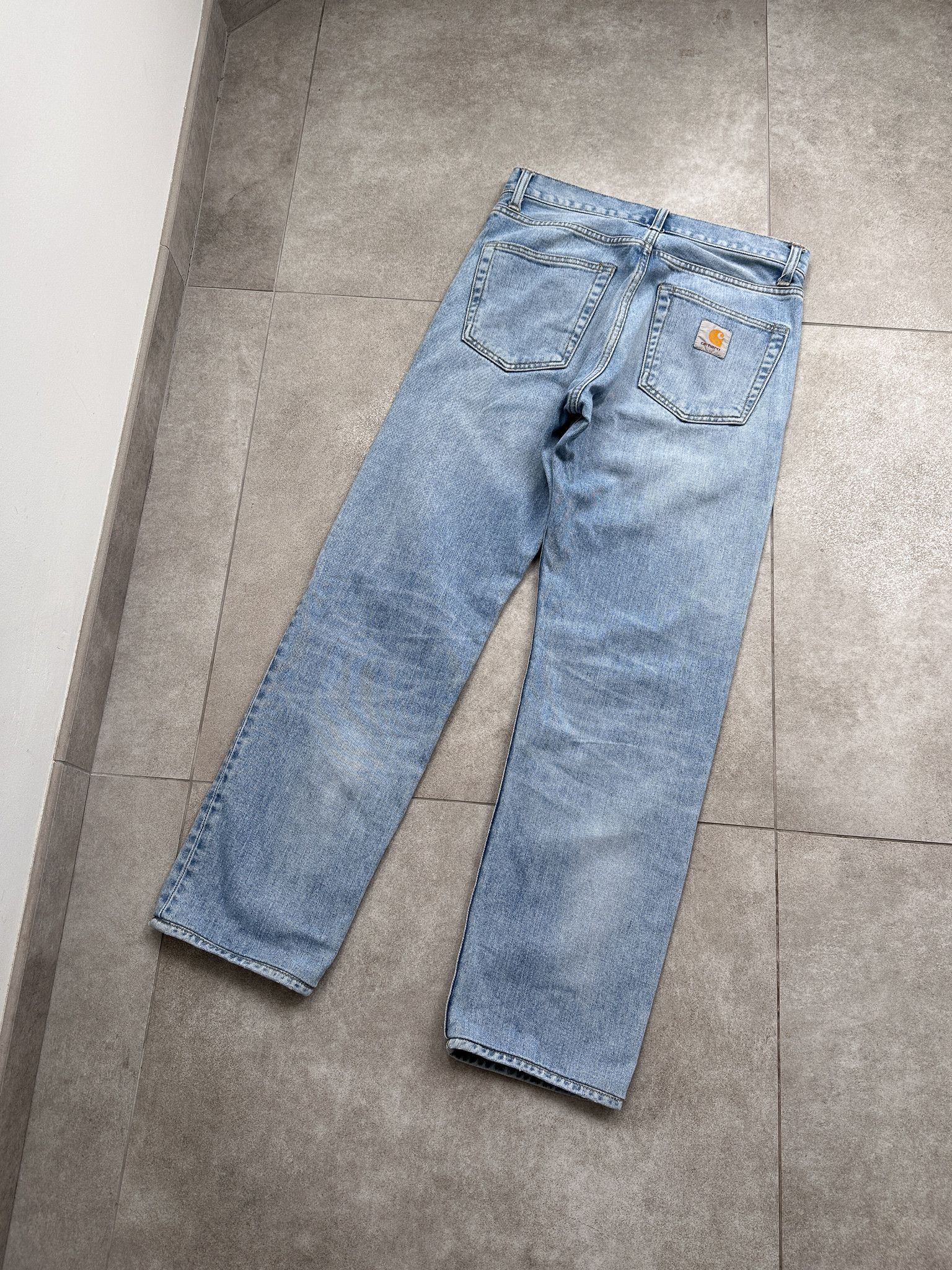 Carhartt Carhartt Pontiac Blue Denim Pants Jeans Size US 30 / EU 46 - 2 Thumbnail