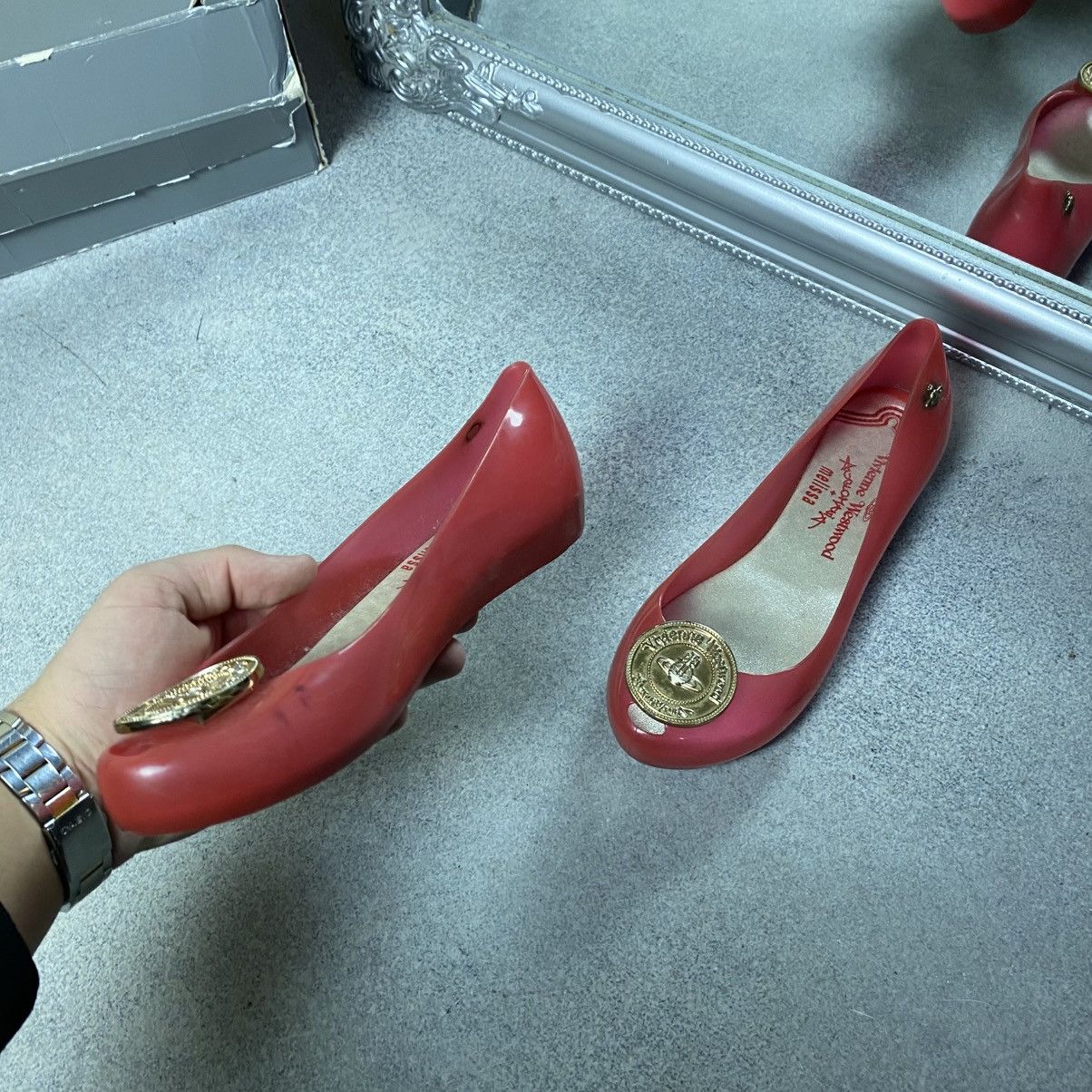 Vivienne Westwood Vivienne Westwood Melisa Anglomania Balet Orb Flats Size US 7 / IT 37 - 3 Thumbnail