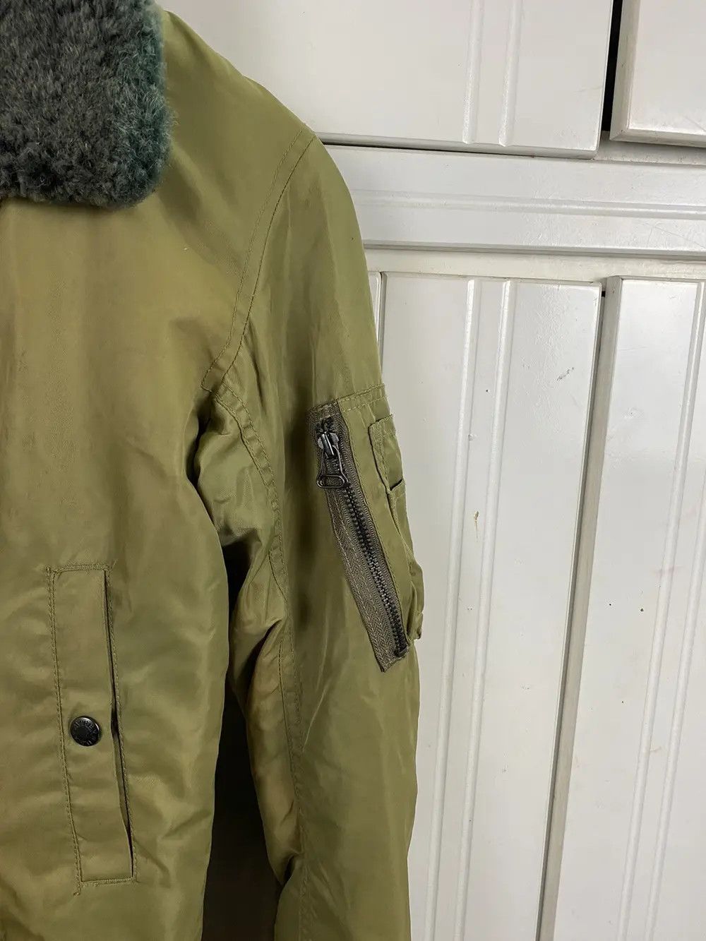 Avirex Vintage Avirex Bomber Jacket Fur Hood Size US S / EU 44-46 / 1 - 7 Thumbnail