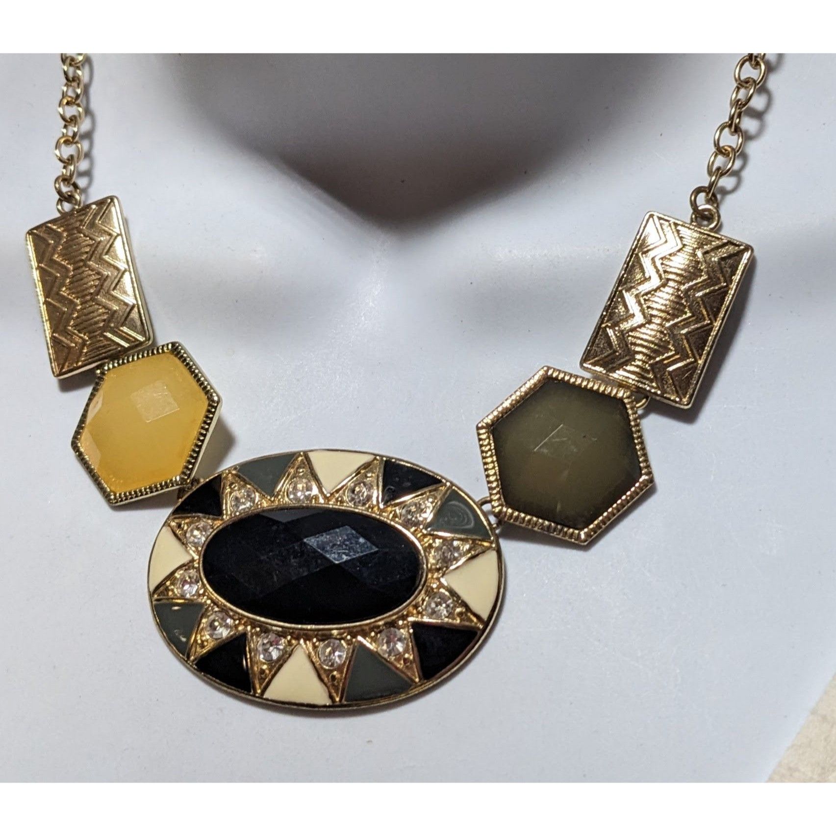 Other Geometric Glam Statement Necklace Size ONE SIZE - 10 Thumbnail
