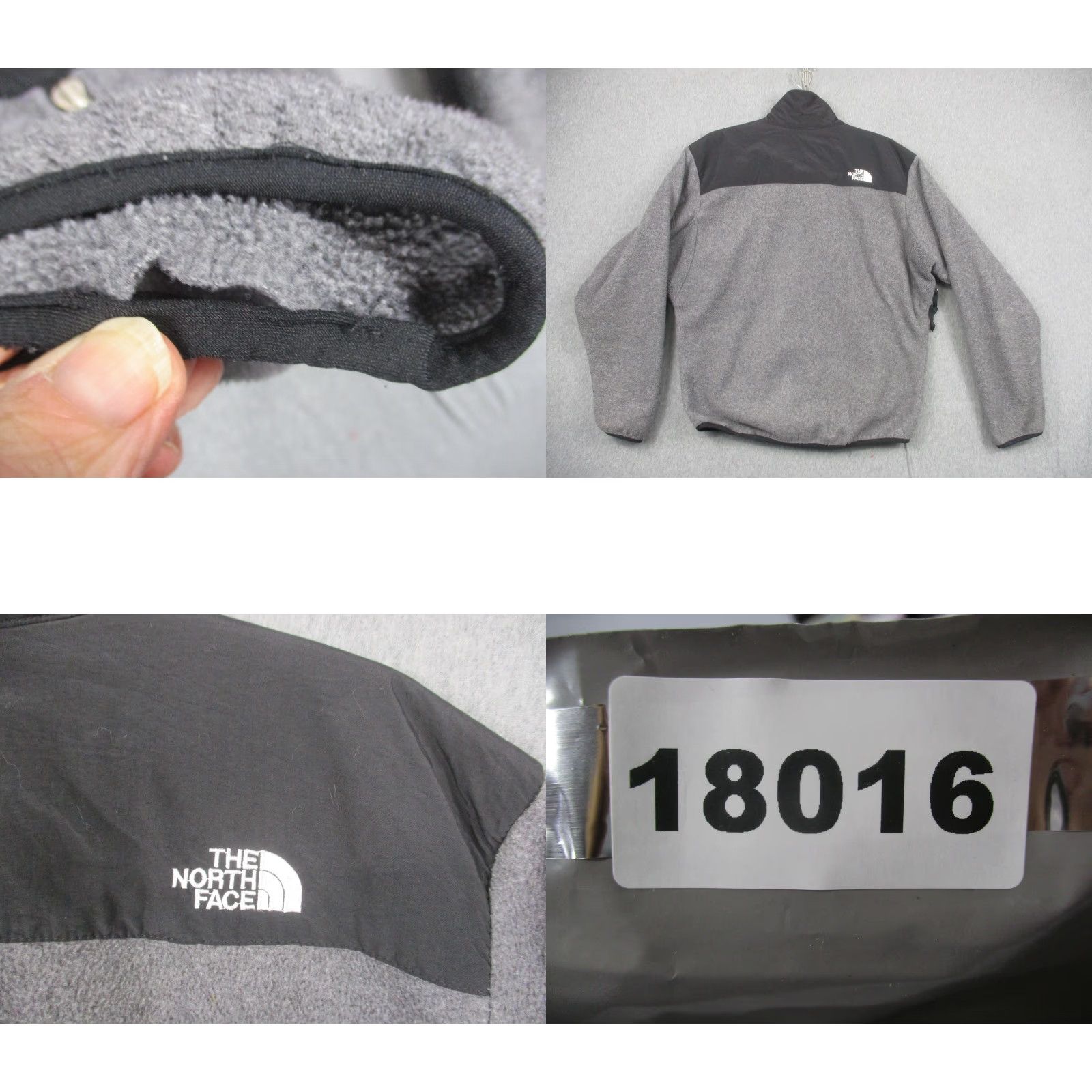 The North Face The North Face Jacket Mens Medium Gray Black Denali Fleece Full Zip Outdoor Size US M / EU 48-50 / 2 - 9 Thumbnail