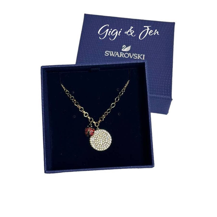 Swarovski Swarovski Lisabel Gold Tone Crystal Ladybug Necklace Size ONE SIZE - 1 Thumbnail