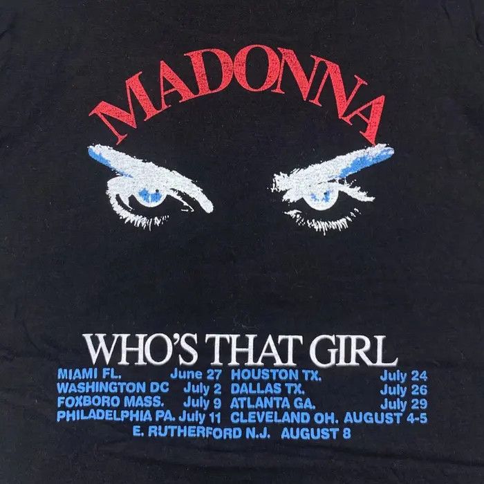 GU GU x MADONNA Who’s That Girl World Tour 1987 Tee Shirt Size L / US 10 / IT 46 - 4 Thumbnail