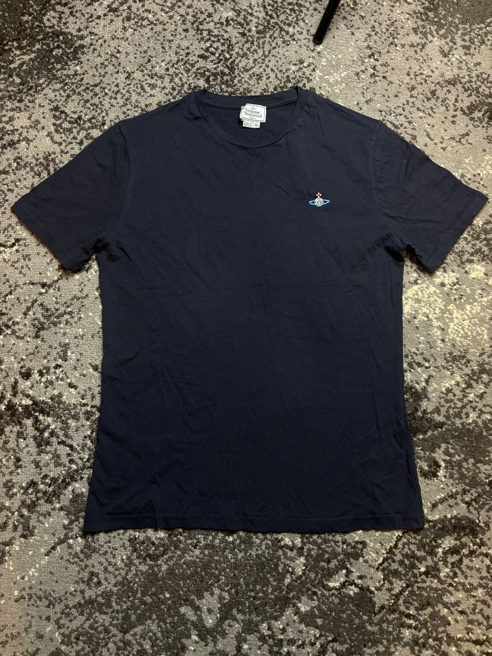 Vintage × Vivienne Westwood Vintage Vivienne Westwood Embroidered Logo Fade T Shirt Size US M / EU 48-50 / 2 - 1 Thumbnail