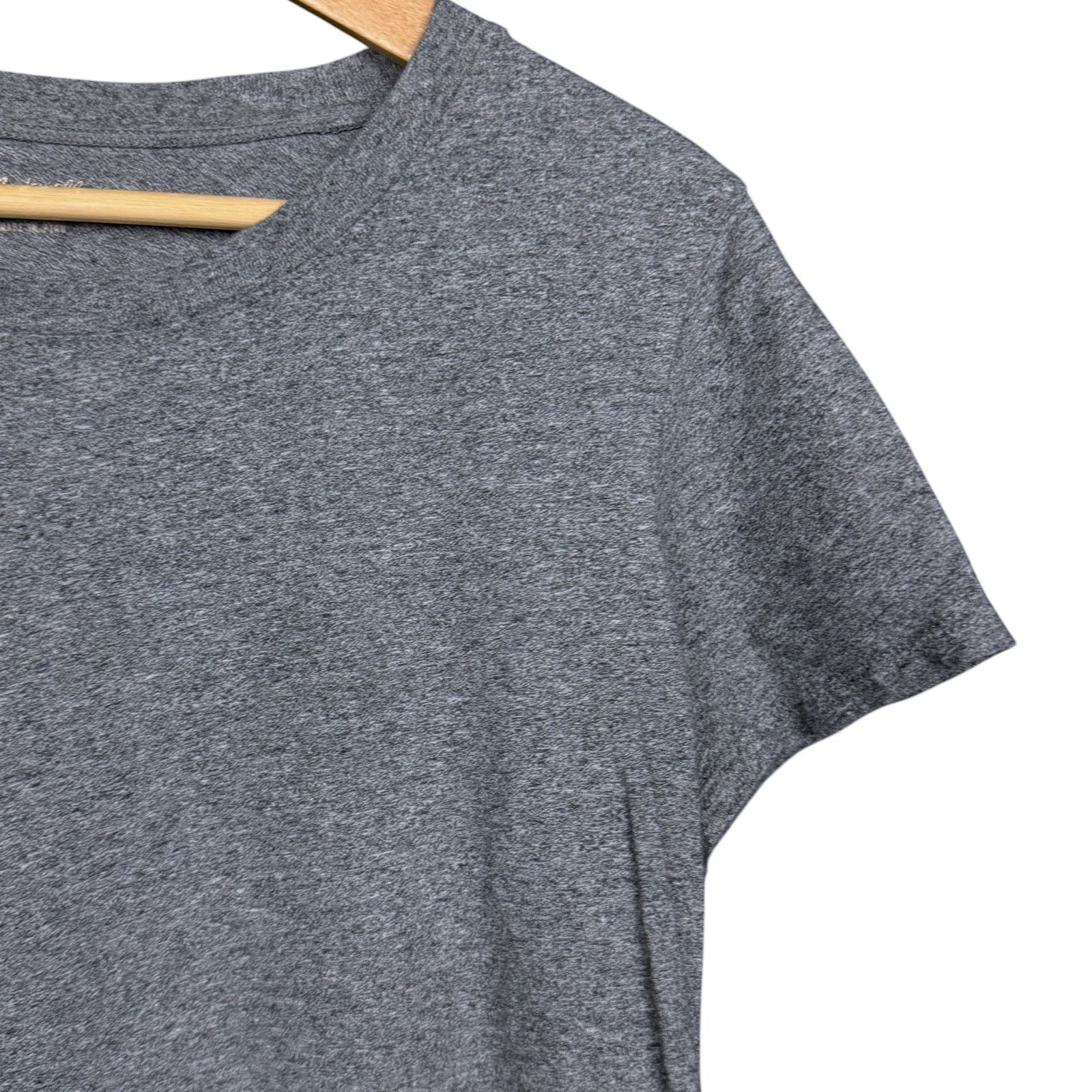 Madewell Madewell Whisper Cotton Crewneck Tee Gray Slub Curved Hem Size M / US 6-8 / IT 42-44 - 4 Thumbnail