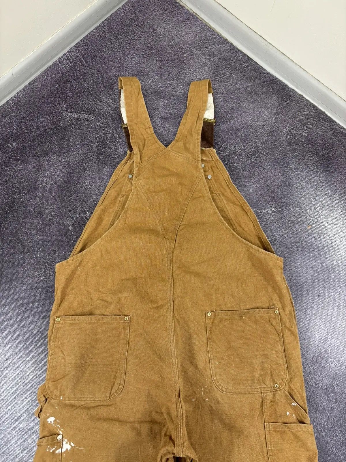 Carhartt × Vintage Vintage Carhartt Double Knee American Work Dungaree Overall Size US 42 / EU 58 - 10 Thumbnail