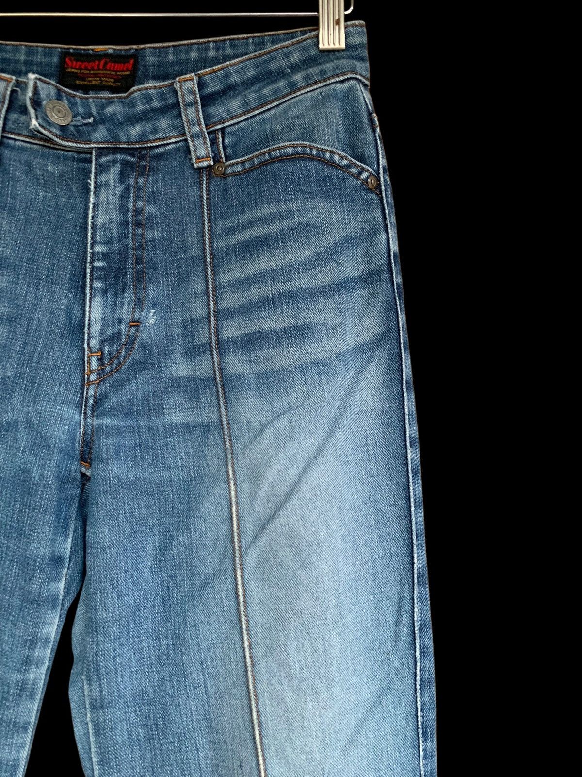 Japanese Brand Sweet Camel Jeans Flare Cut Size 28" / US 6 / IT 42 - 5 Thumbnail