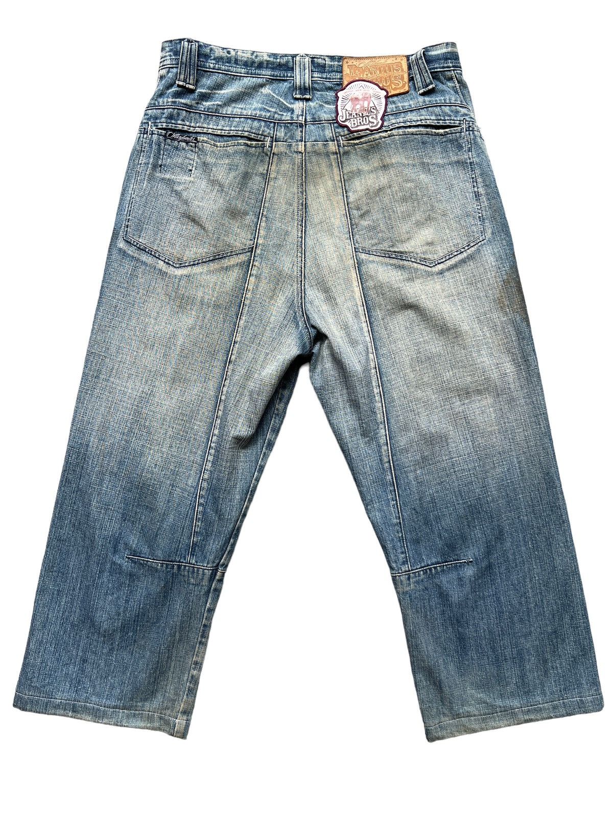 JNCO Pick🔥 Akademiks Baggy Jeans Multipocket Tactical Denim Jeans Size US 36 / EU 52 - 2 Thumbnail