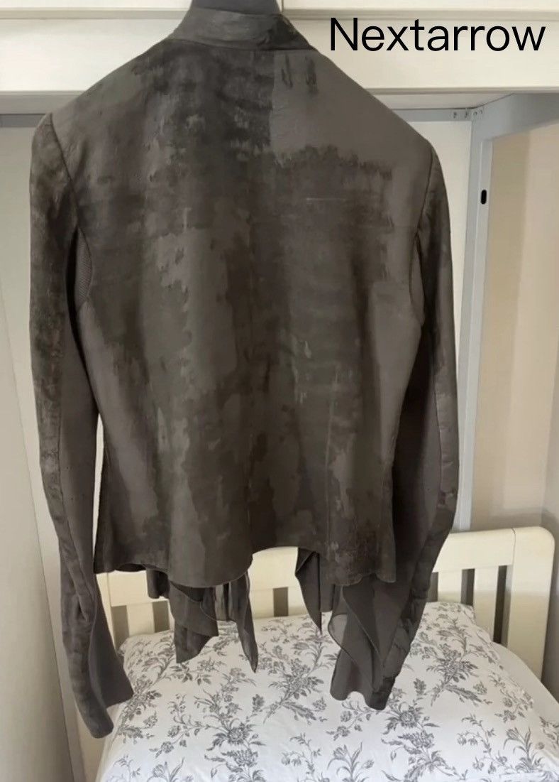 Rick Owens Rick Owens Wasteland patchwork chiffon motorcycle jacket Size US L / EU 52-54 / 3 - 2 Thumbnail