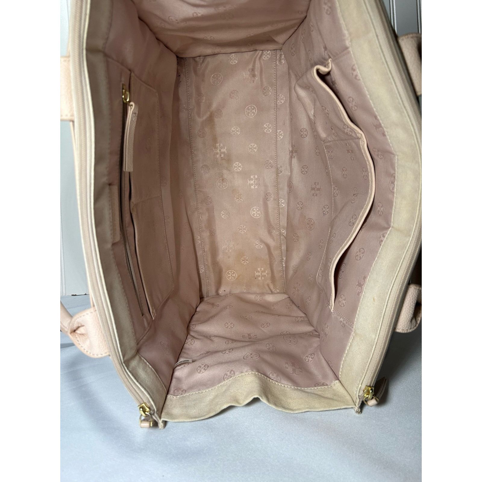 Tory Burch Tory Burch Ella cancas leather tote bag ￼ Size ONE SIZE - 8 Thumbnail