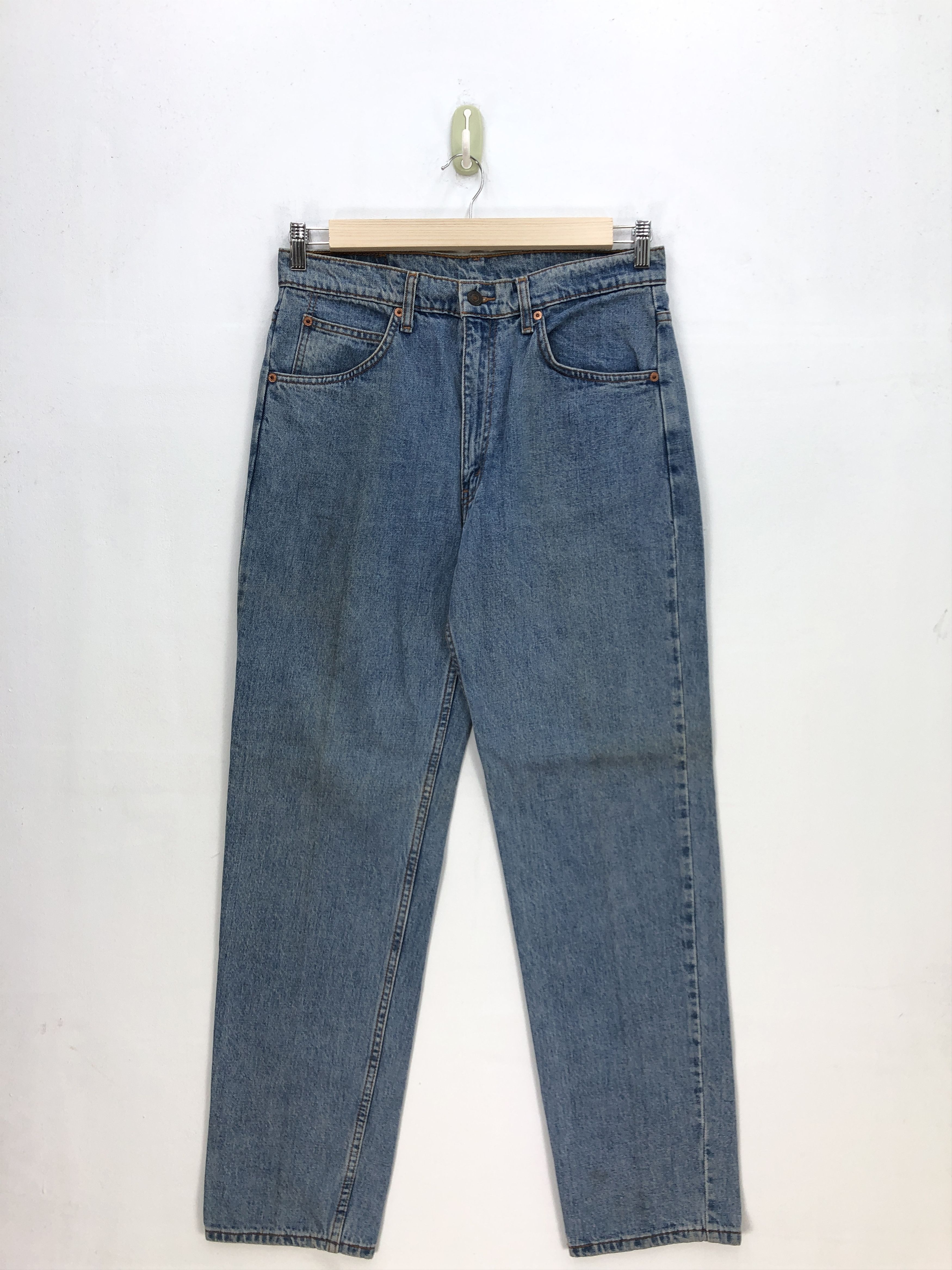Levi's Vintage Levis Orange Tab Jeans Dirty Levi's Light Wash Denim Size US 33 - 1 Thumbnail