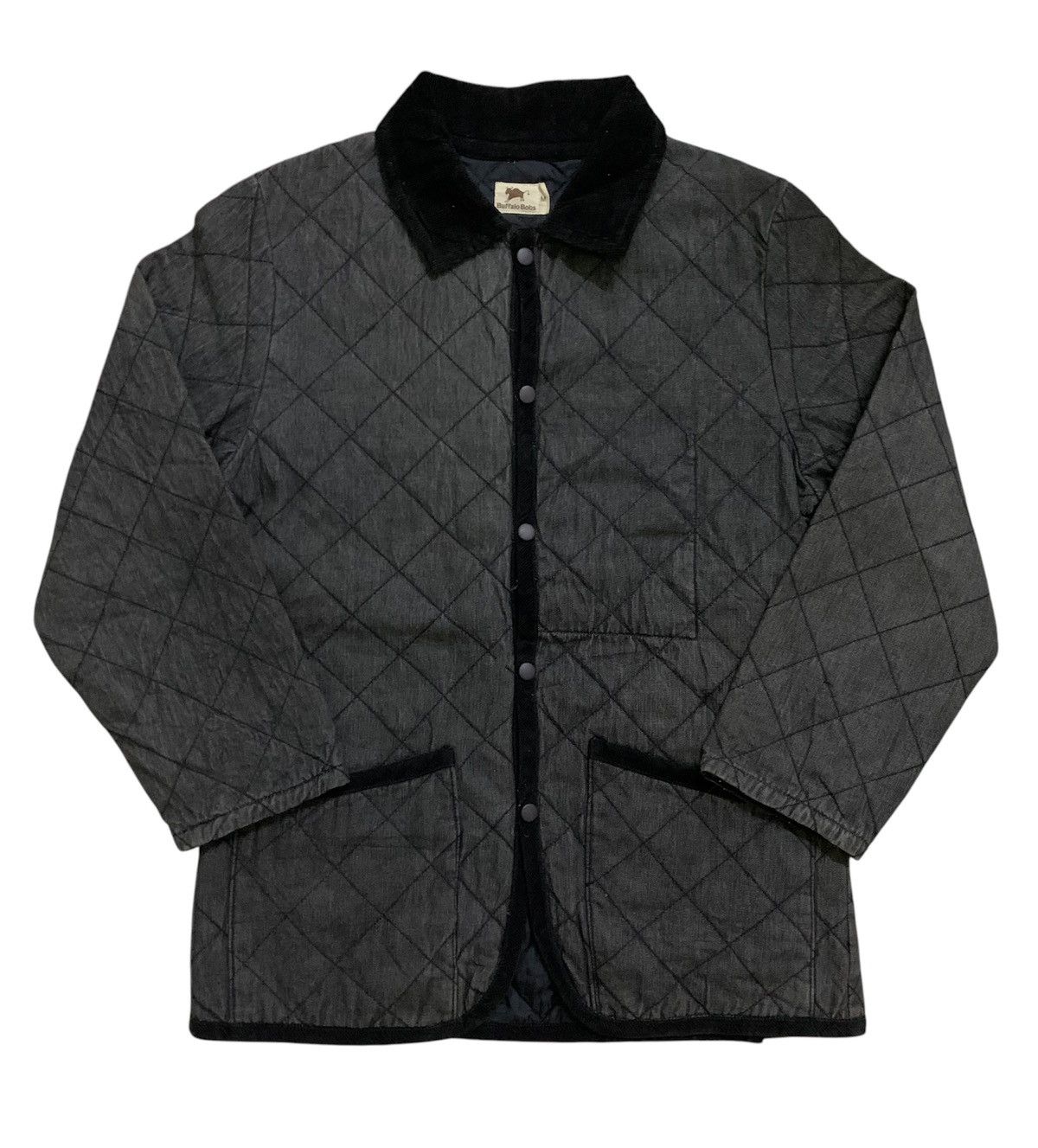 BUFFALO BOBS 💥Vtg Buffalo Bobs Quilted Denim Jacket Size US M / EU 48-50 / 2 - 1 Thumbnail