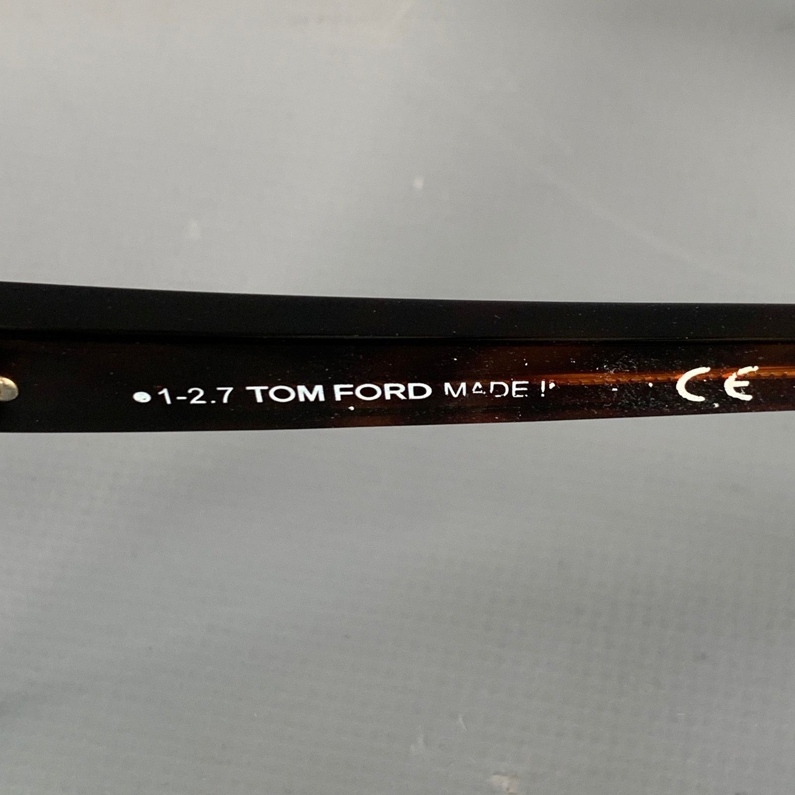 Tom Ford TOM FORD Brown Beige Tortoiseshell Acetate Frames Size ONE SIZE - 6 Thumbnail