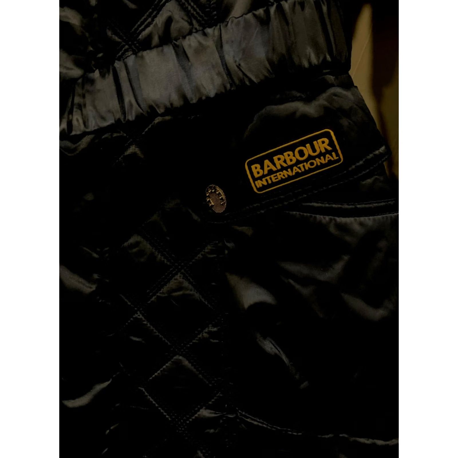 Barbour Barbour International Quilted Belted Jacket Women XL Navy Blue Slim Fit Jacket Size XL / US 12-14 / IT 48-50 - 4 Thumbnail