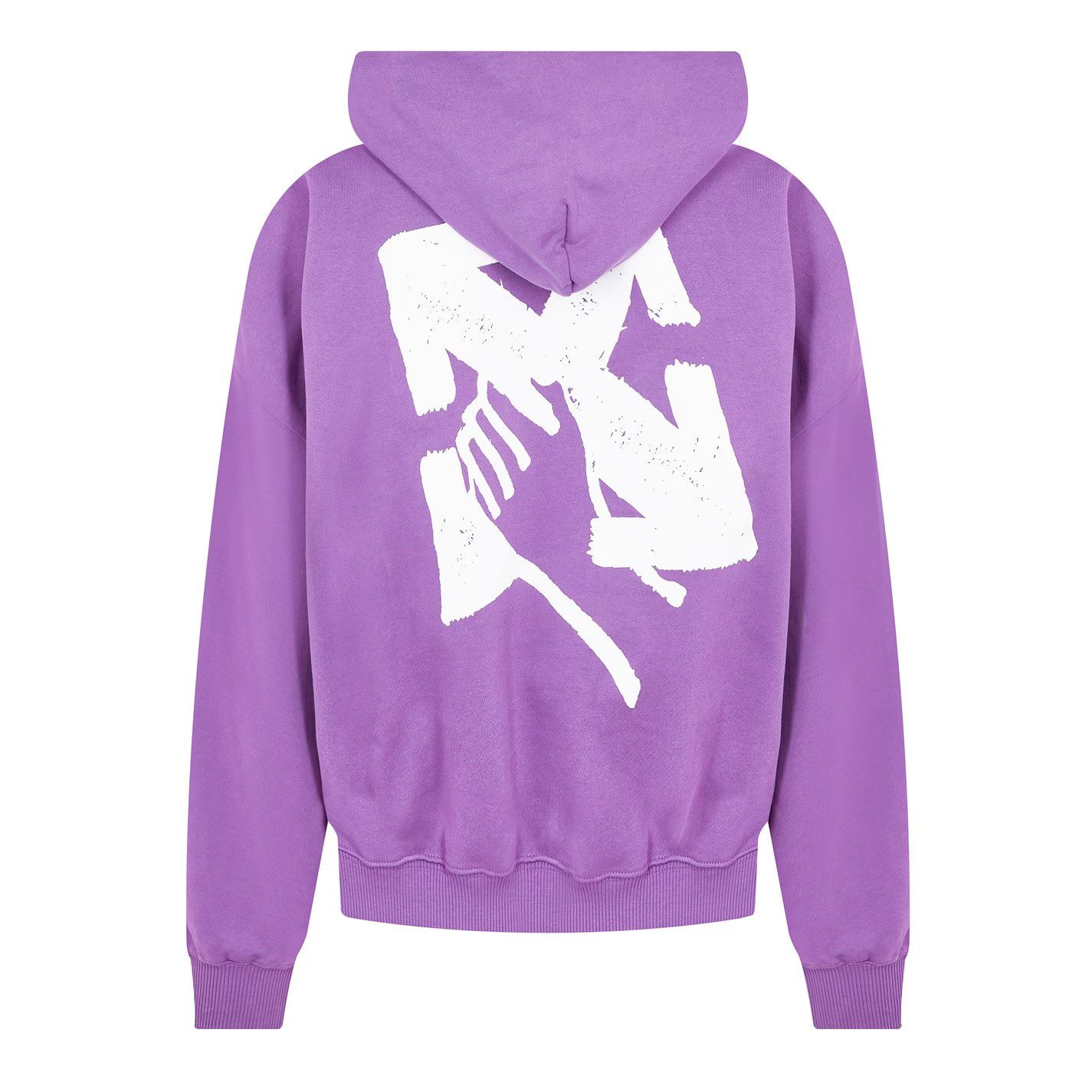Off-White o1g2r1mq0226 Hand Arrow Oversized Fit Hoodie In Orchid Size US S / EU 44-46 / 1 - 5 Thumbnail