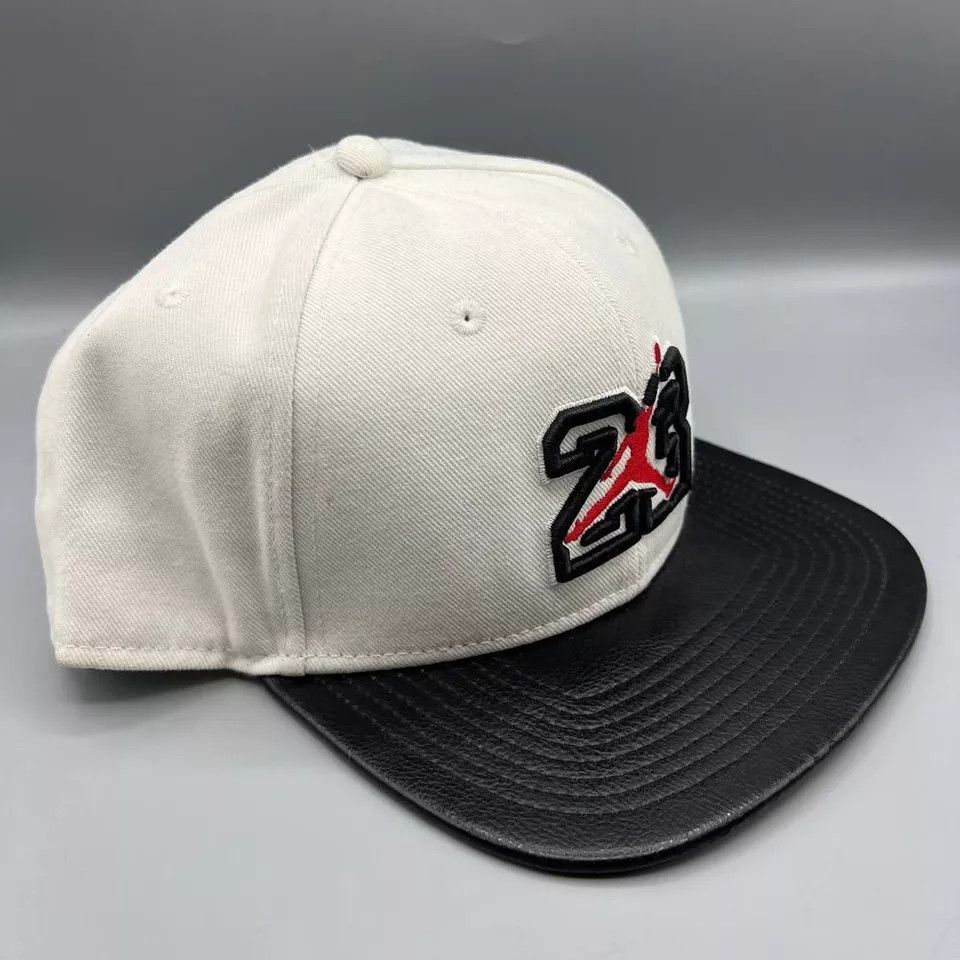 Jordan Brand Air Jordan 23 Hat Men White Embroidered Jumpman SnapBack Cap Size ONE SIZE - 3 Thumbnail