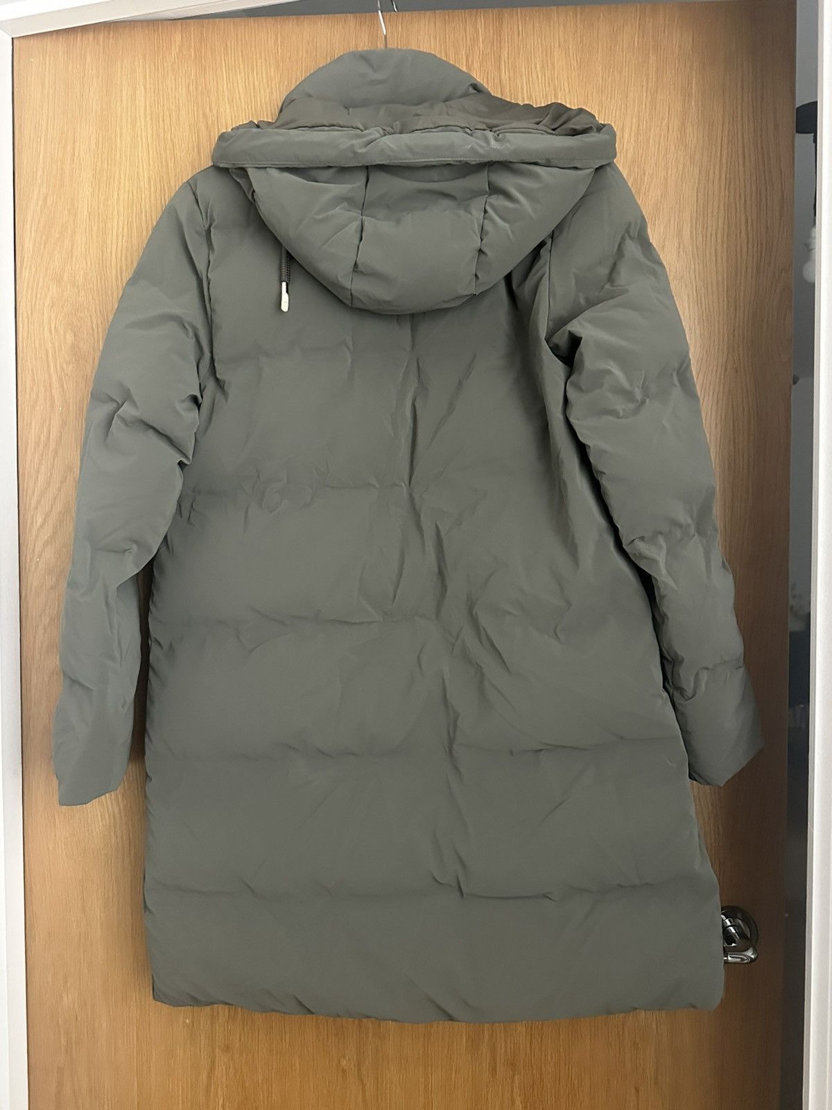Zara Zara Green Long Puffer Jacket XS Women Size XS / US 0-2 / IT 36-38 - 2 Thumbnail