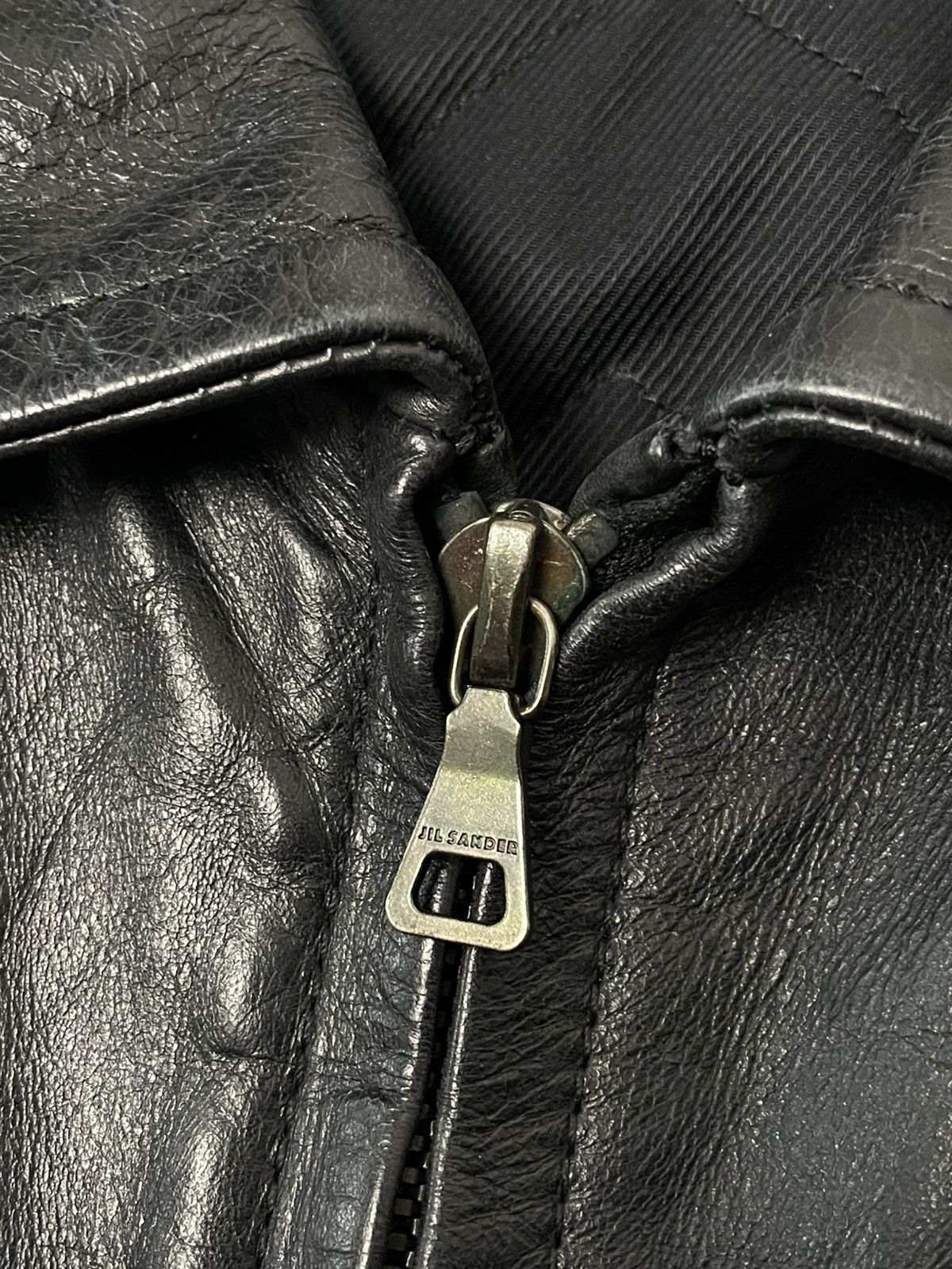 Jil Sander by Raf Simons Leather Jacket