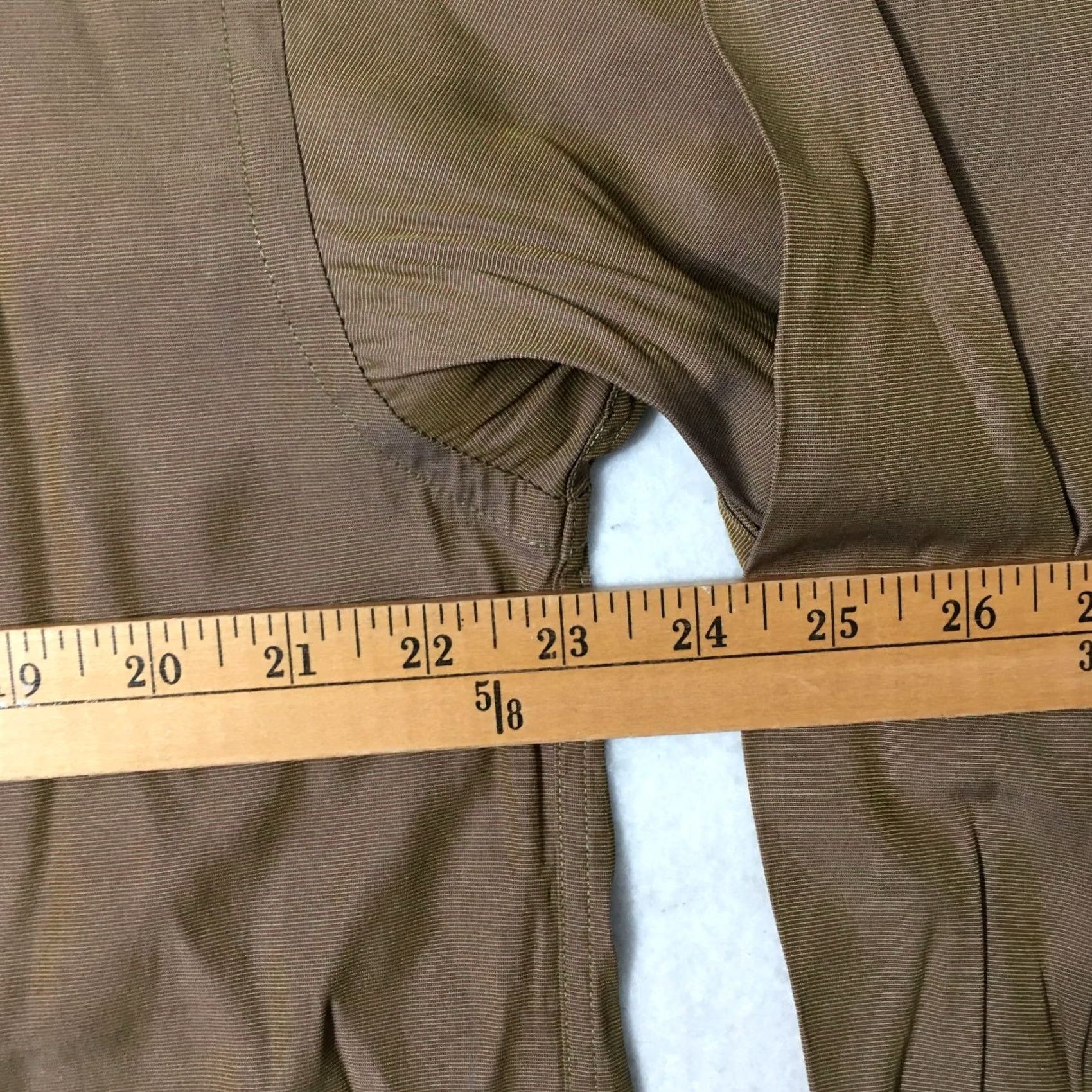 Vintage BIRACHI Shirt Men’s XL Brown Iridescent Shimmer Long Sleeve Button-Up Distressed Urban Classic 90s Womens Mens Girls Size US XL / EU 56 / 4 - 7 Thumbnail