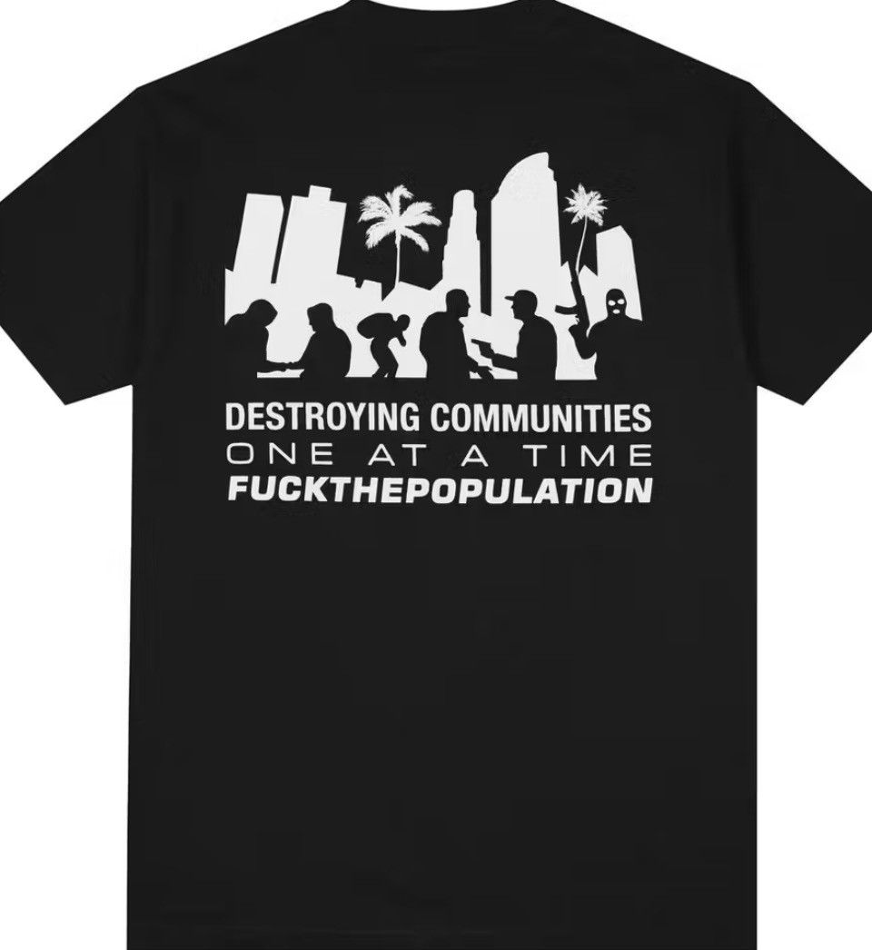 Fuck The Population FTP COMMUNITY TEE LARGE Size US L / EU 52-54 / 3 - 2 Thumbnail