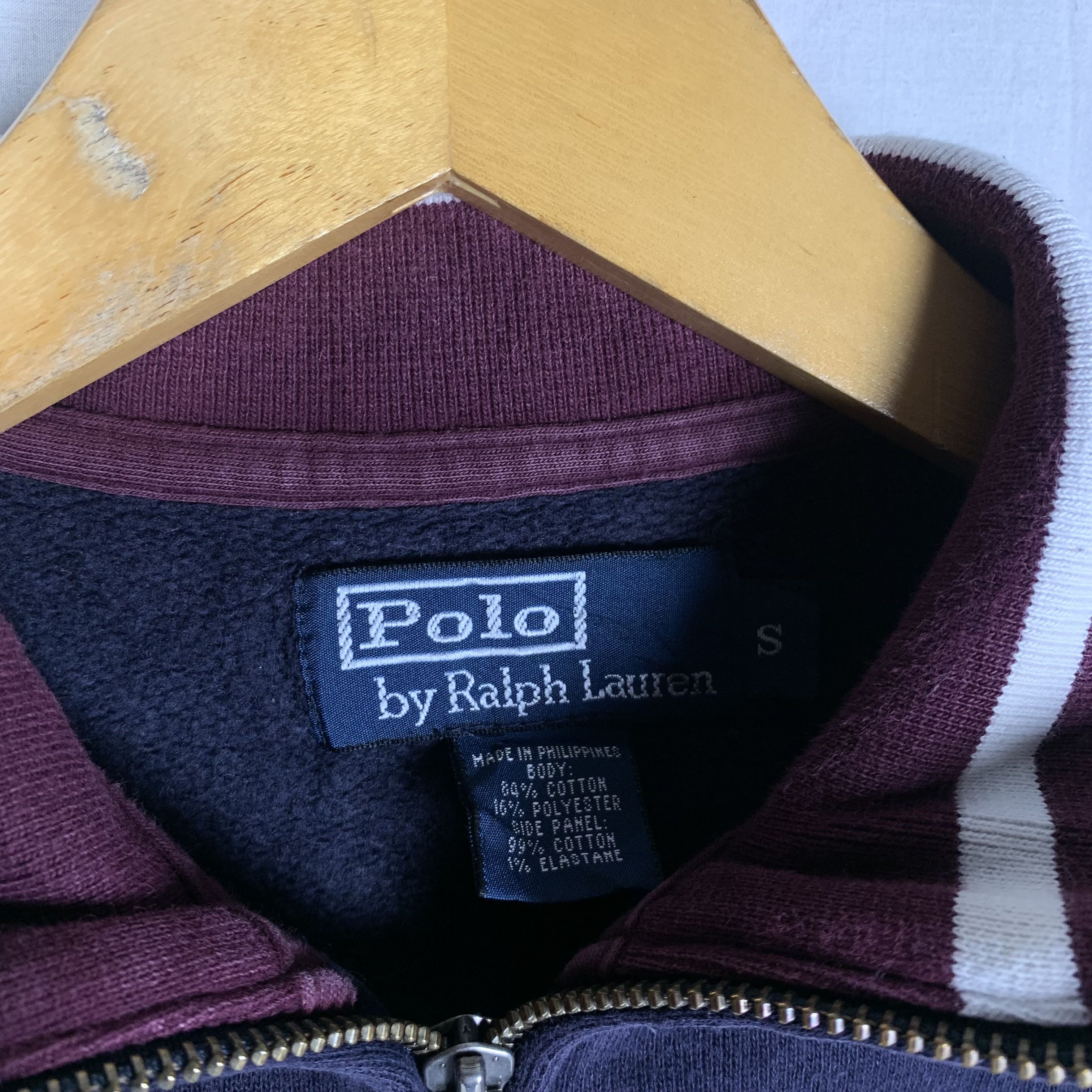 Polo Ralph Lauren Vintage Polo Ralph Lauren Halfzip Sweatshirt Crewneck Size US S / EU 44-46 / 1 - 4 Thumbnail