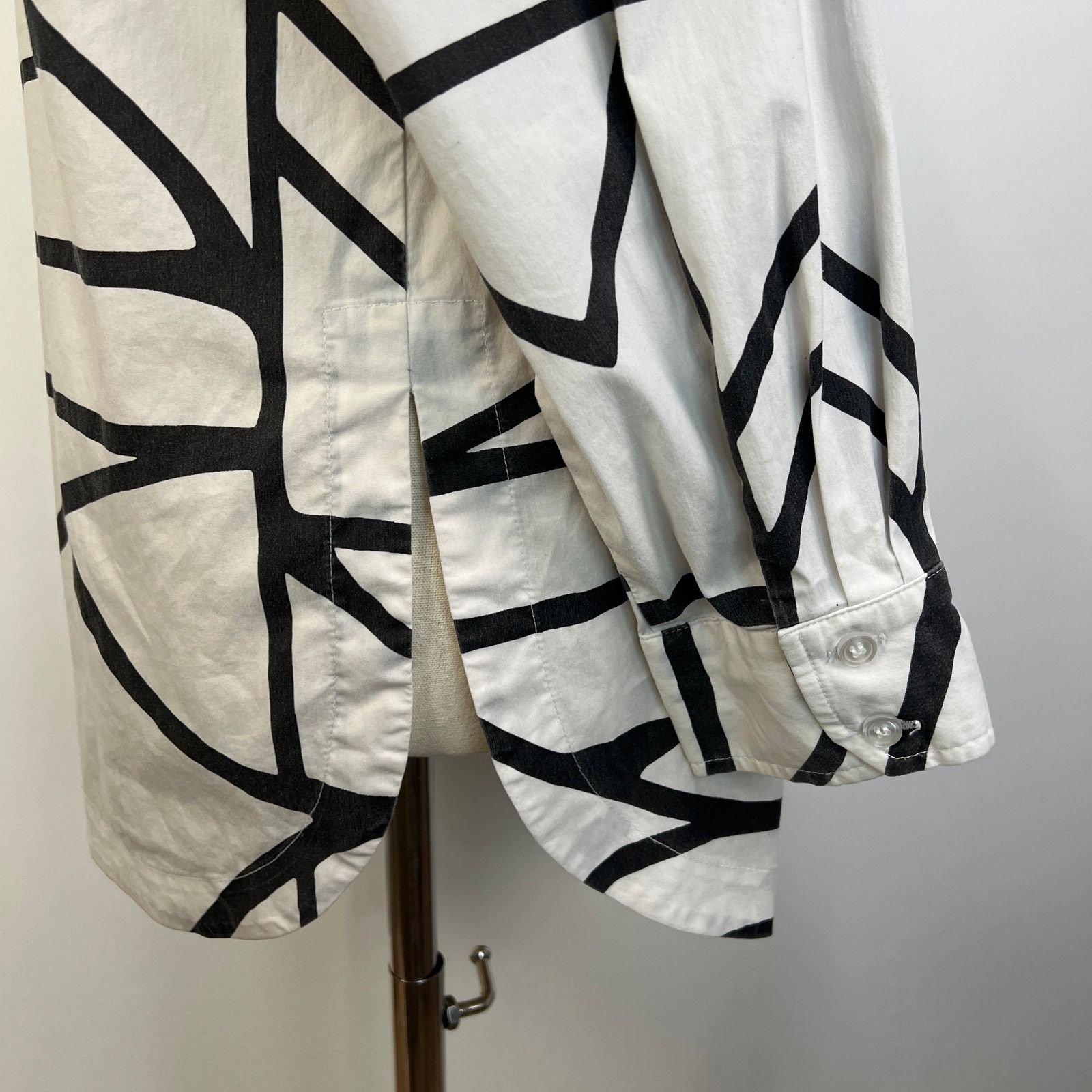 Other Finley Graphic Abstract Shirt Cotton White Black Size M / US 6-8 / IT 42-44 - 5 Thumbnail
