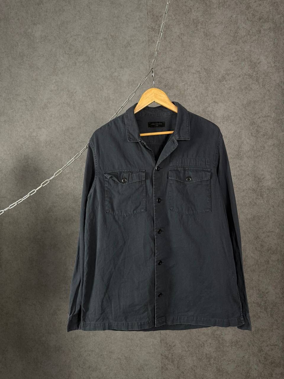 Allsaints Allsaints designer double pocket shirt Size US XL / EU 56 / 4 - 1 Thumbnail