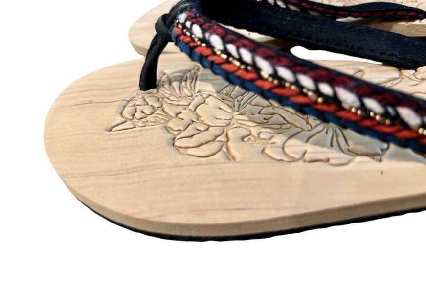 Other NWOT Hibiscus Thong Sandals Women’s Sz 8 Tropical Flip Flops Size US 8 / IT 38 - 3 Thumbnail