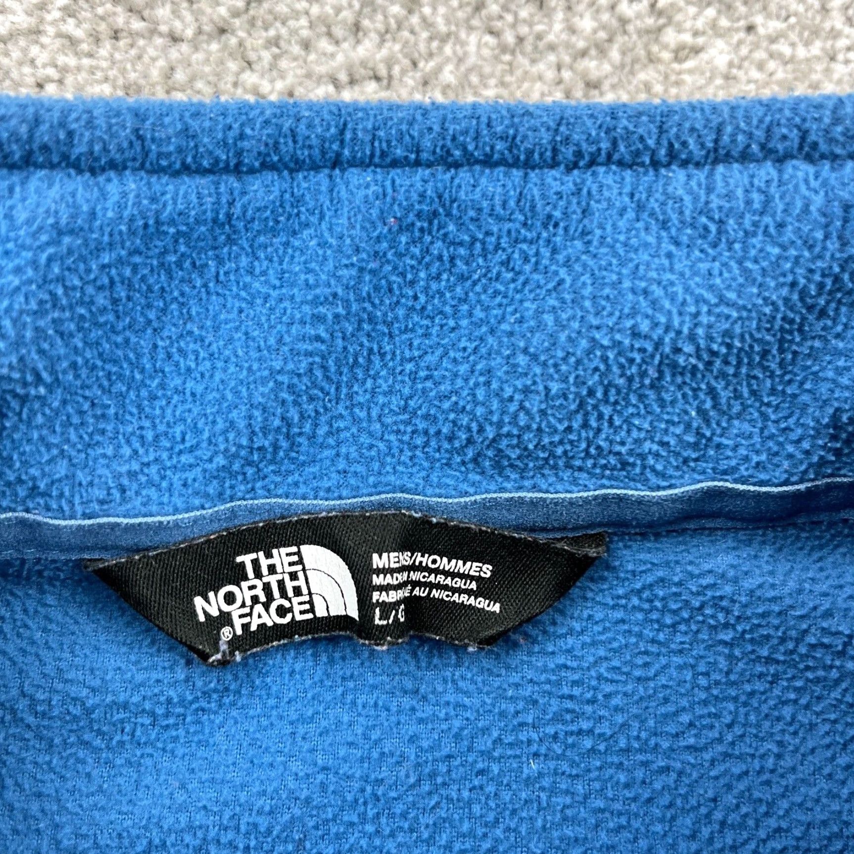The North Face North Face Sweate Men Large Blue Pullover Half Zip Fleece Jacket Layer Hiking Size US L / EU 52-54 / 3 - 3 Thumbnail