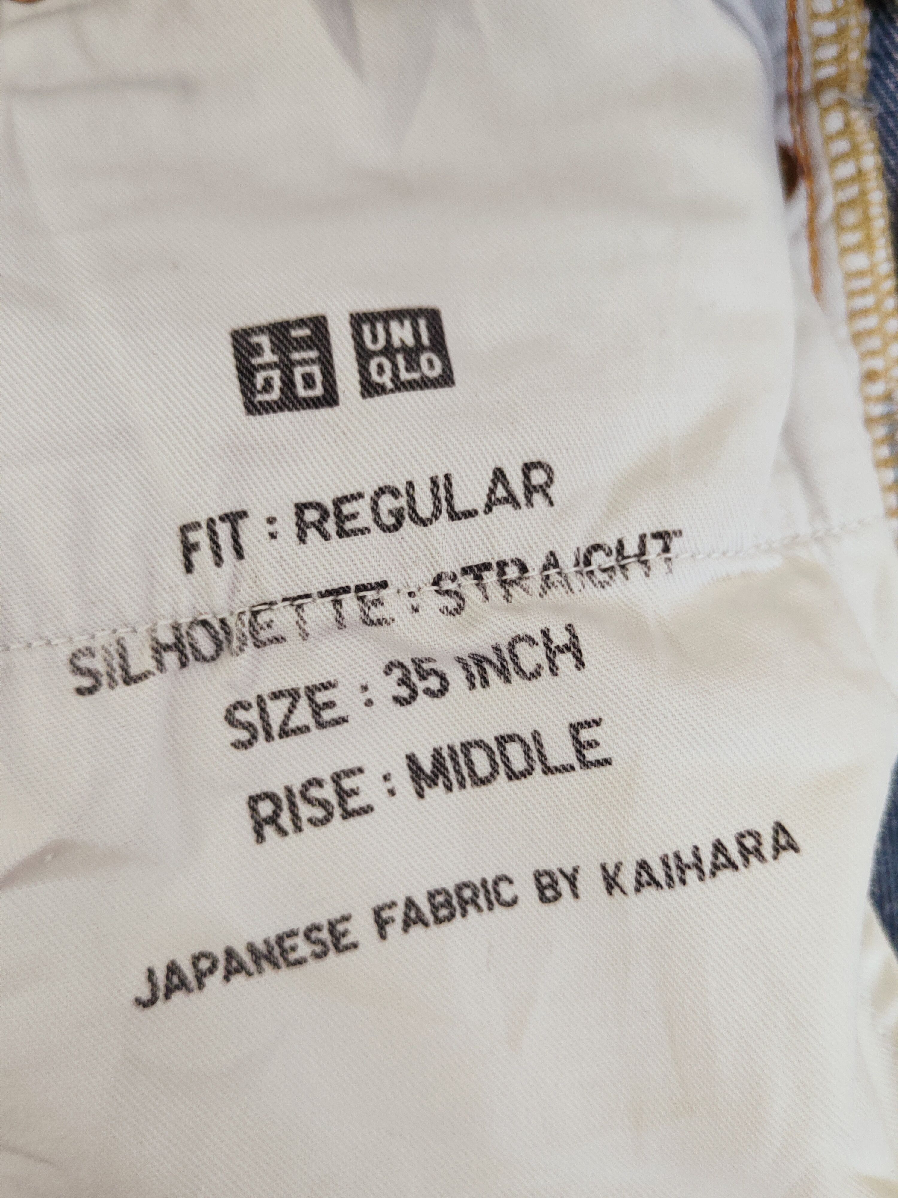Japanese Brand Uniqlo japanese fabric by Kaihara Ripped Jeans #S2646 Size US 36 / EU 52 - 13 Thumbnail