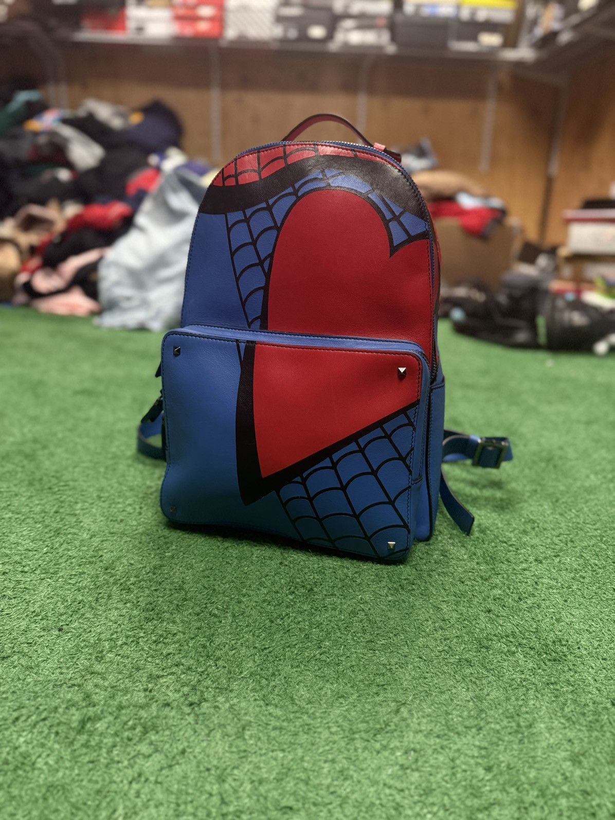 Valentino Insane valentino spider man collab leather backpack Size ONE SIZE - 1 Thumbnail