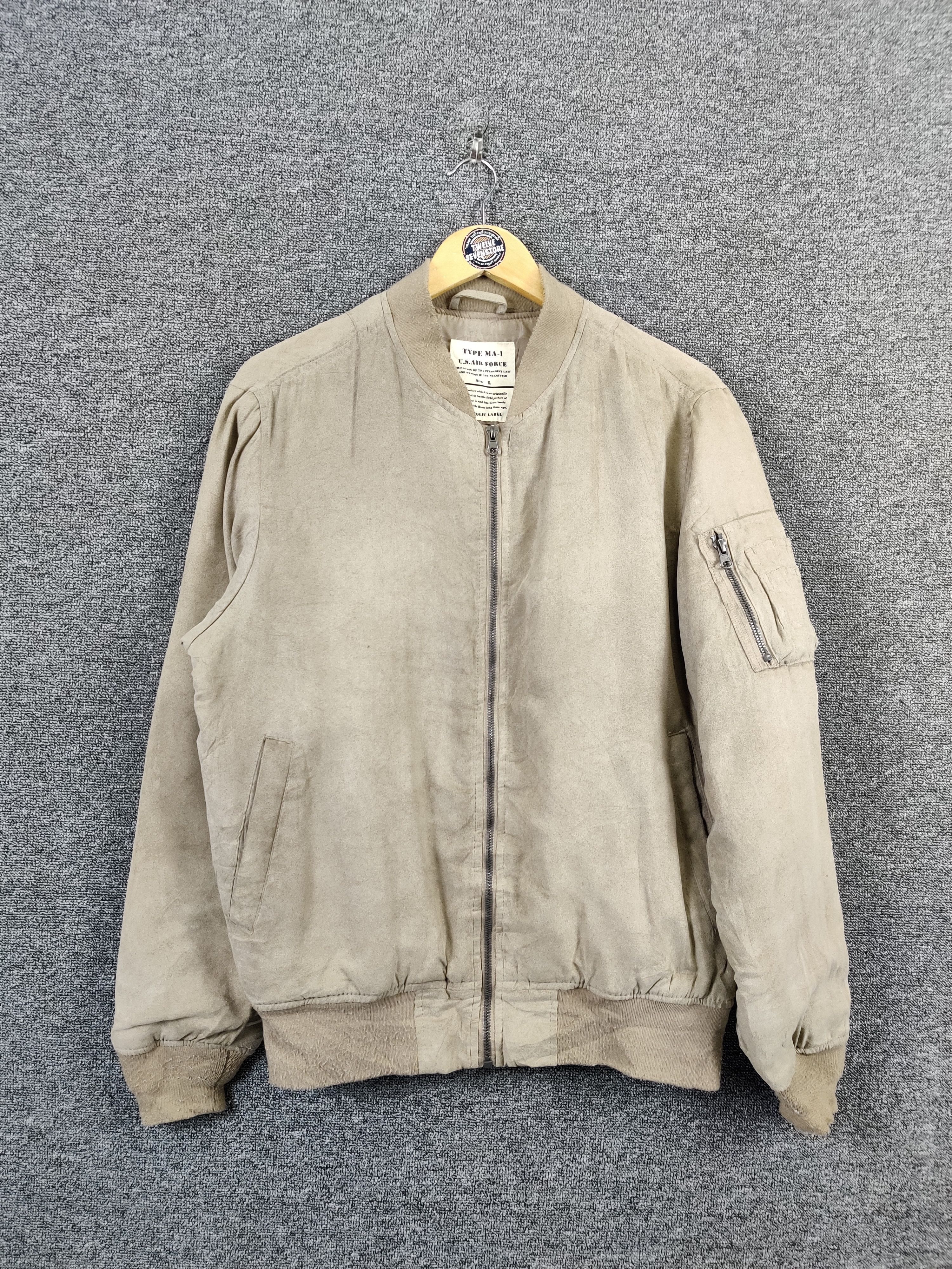 Vintage Vintage U.S. Air Force Ma-1 Flight Bomber Jacket Size US L / EU 52-54 / 3 - 1 Thumbnail