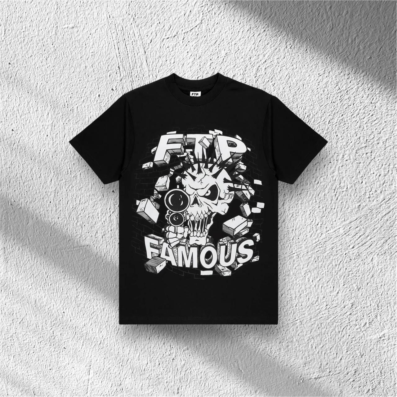 Famous Stars And Straps × Fuck The Population Ftp x Famous Skull Tee Size US XL / EU 56 / 4 - 1 Thumbnail
