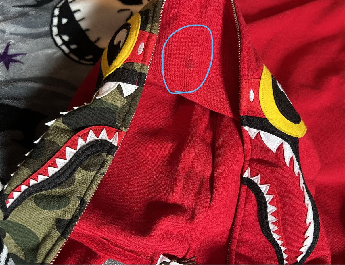 Bape BAPE × HEBRU BRANTLEY FLYBOY Shark Full Zip Hoodie Size US XL / EU 56 / 4 - 12 Thumbnail