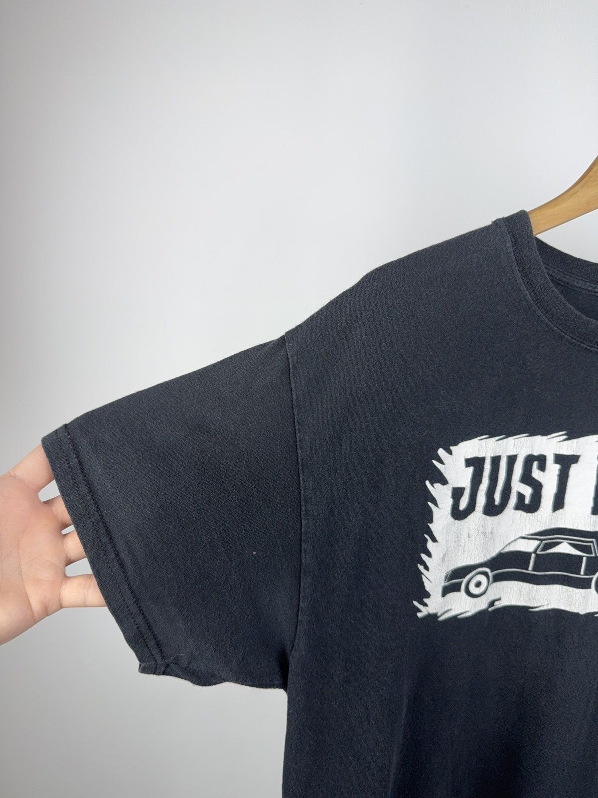 Vintage Just Buried Hearse Tee Black Humor Goth Satire Shirt Size US L / EU 52-54 / 3 - 3 Thumbnail